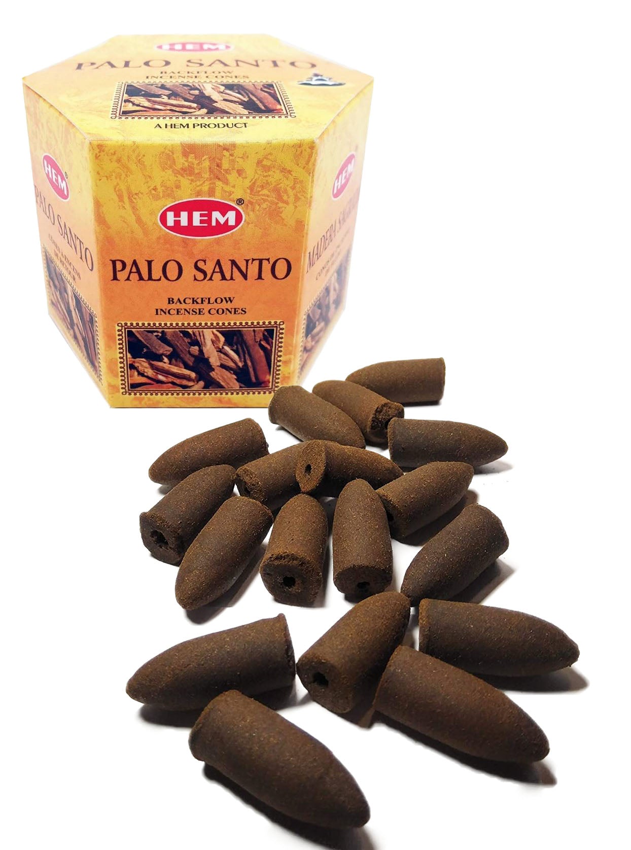Palo Santo 40 Backflow Incense Cones HEM