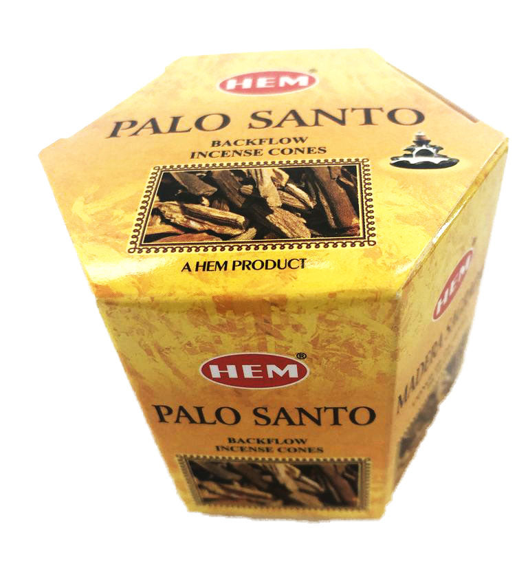 Palo Santo 40 Backflow Incense Cones HEM
