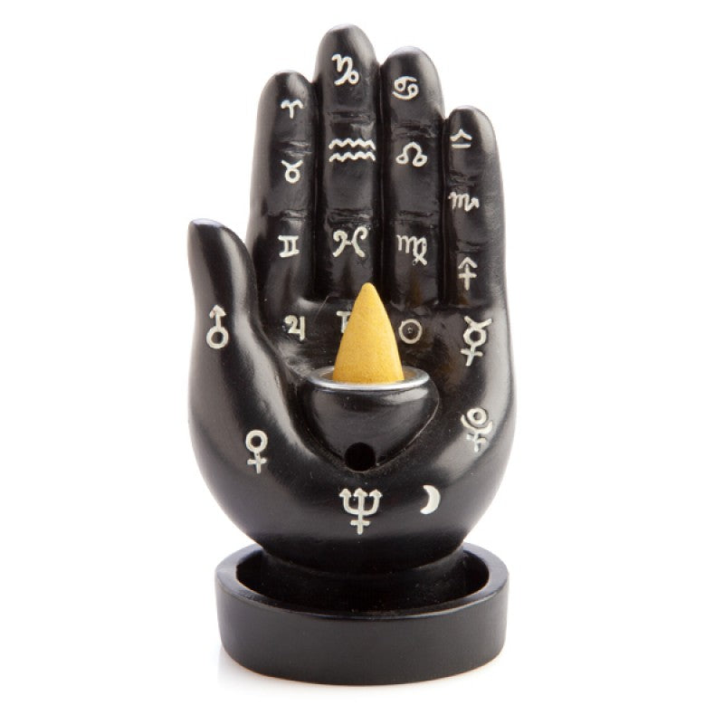 Hamsa Hand Meditanting Backflow Cone Burner