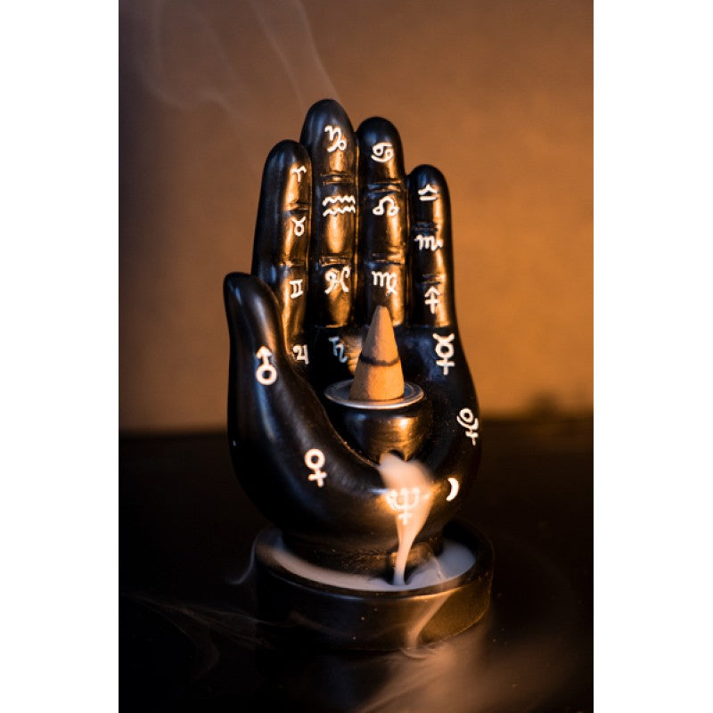 Hamsa Hand Meditanting Backflow Cone Burner