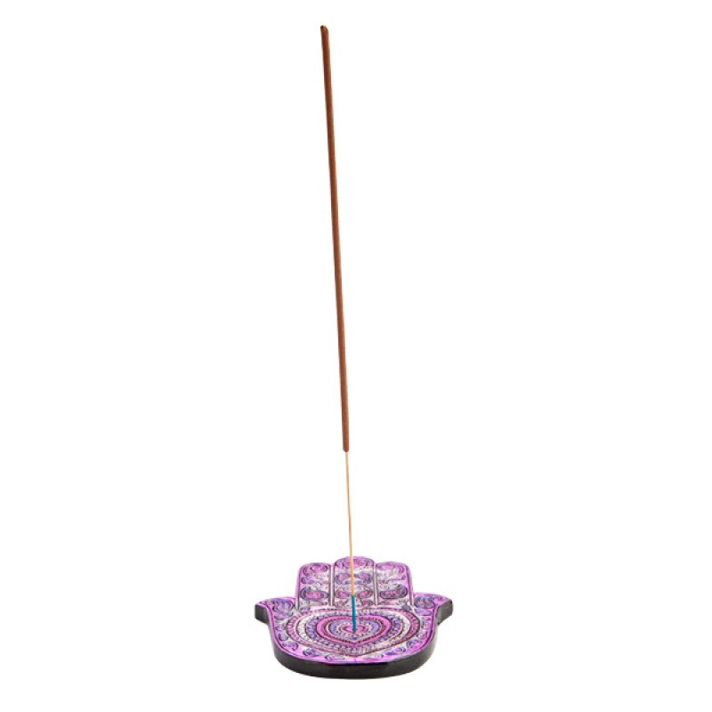 Hamsa Heart Flat Incense Burner
