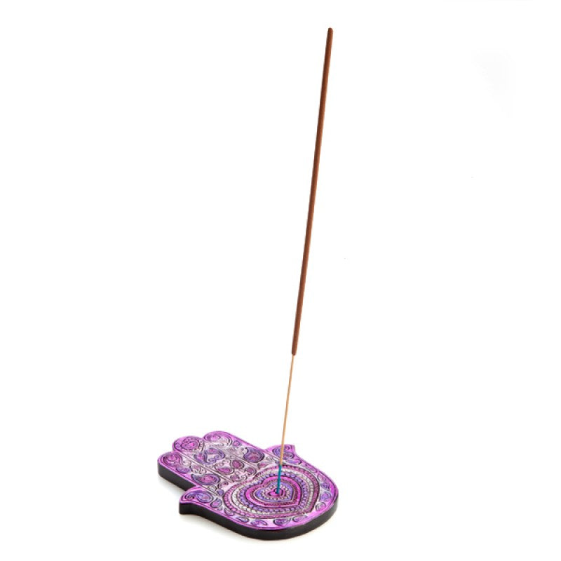 Hamsa Heart Flat Incense Burner