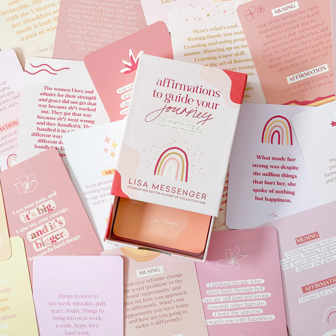 Affirmations to Guide Your Journey Box Card Set