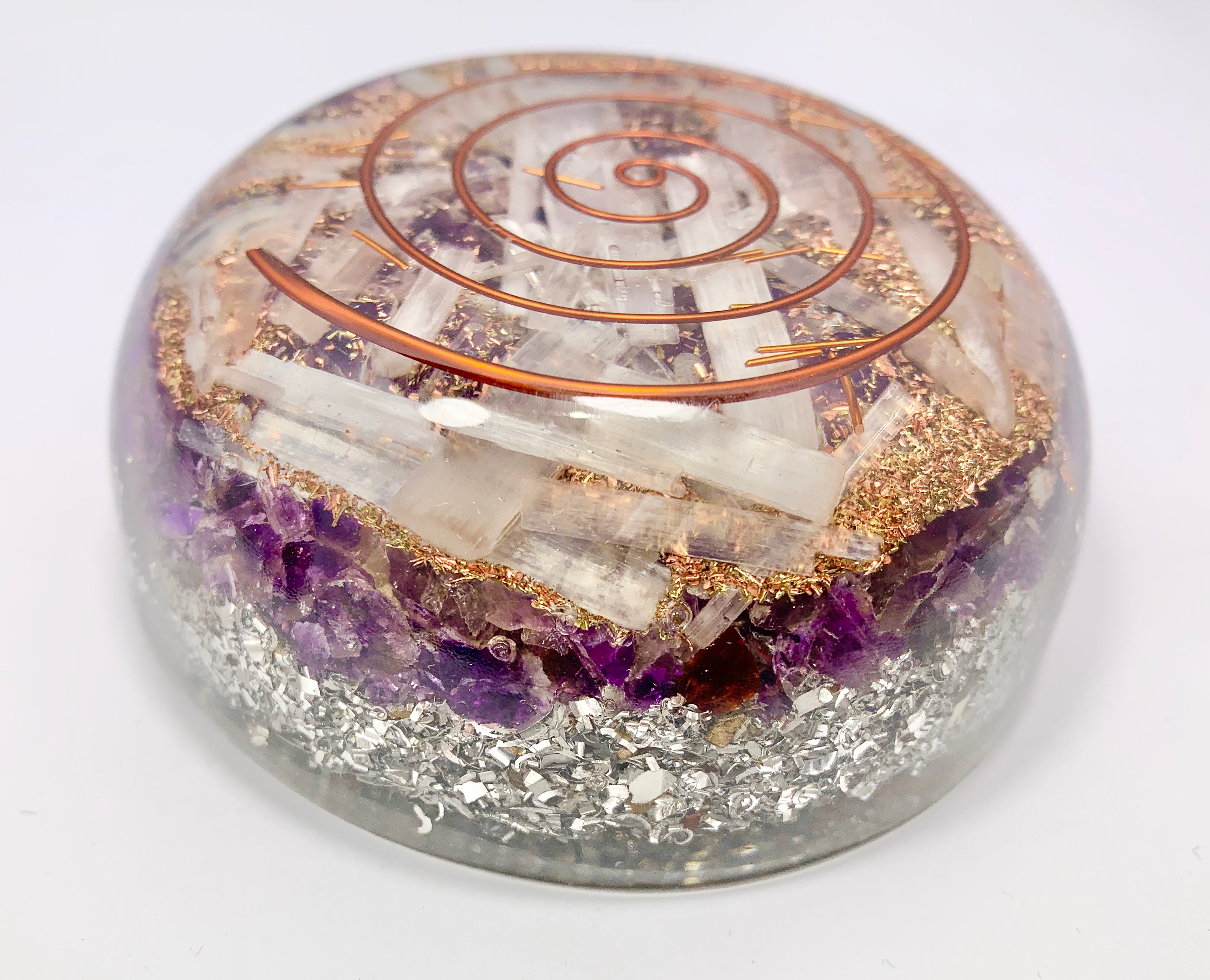 Amethyst Orgonite Tower Buster NEW