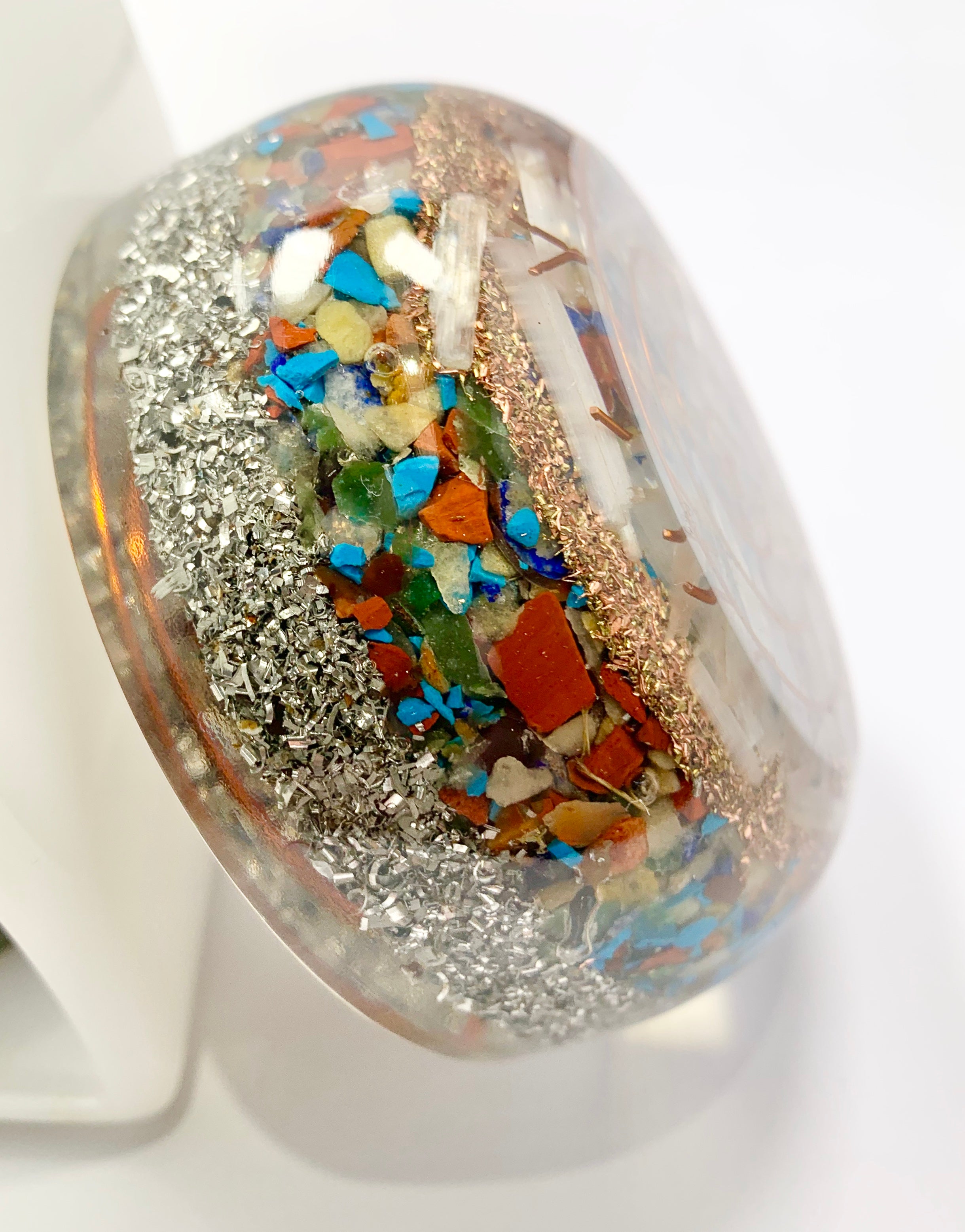 Mix Crystals Chakra Orgonite Tower Buster NEW