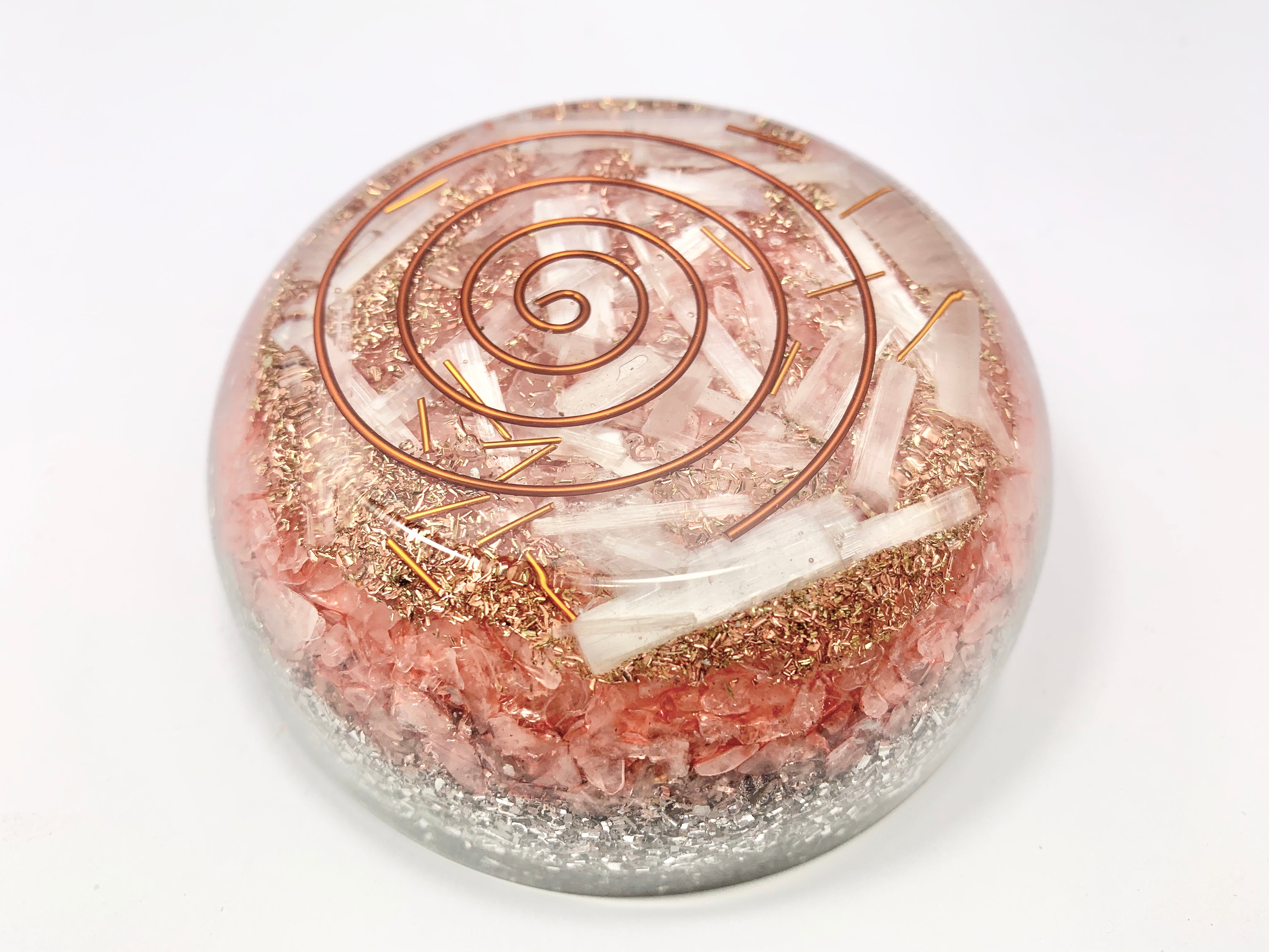 Strawberry Quartz Orgonite Tower Buster NEW