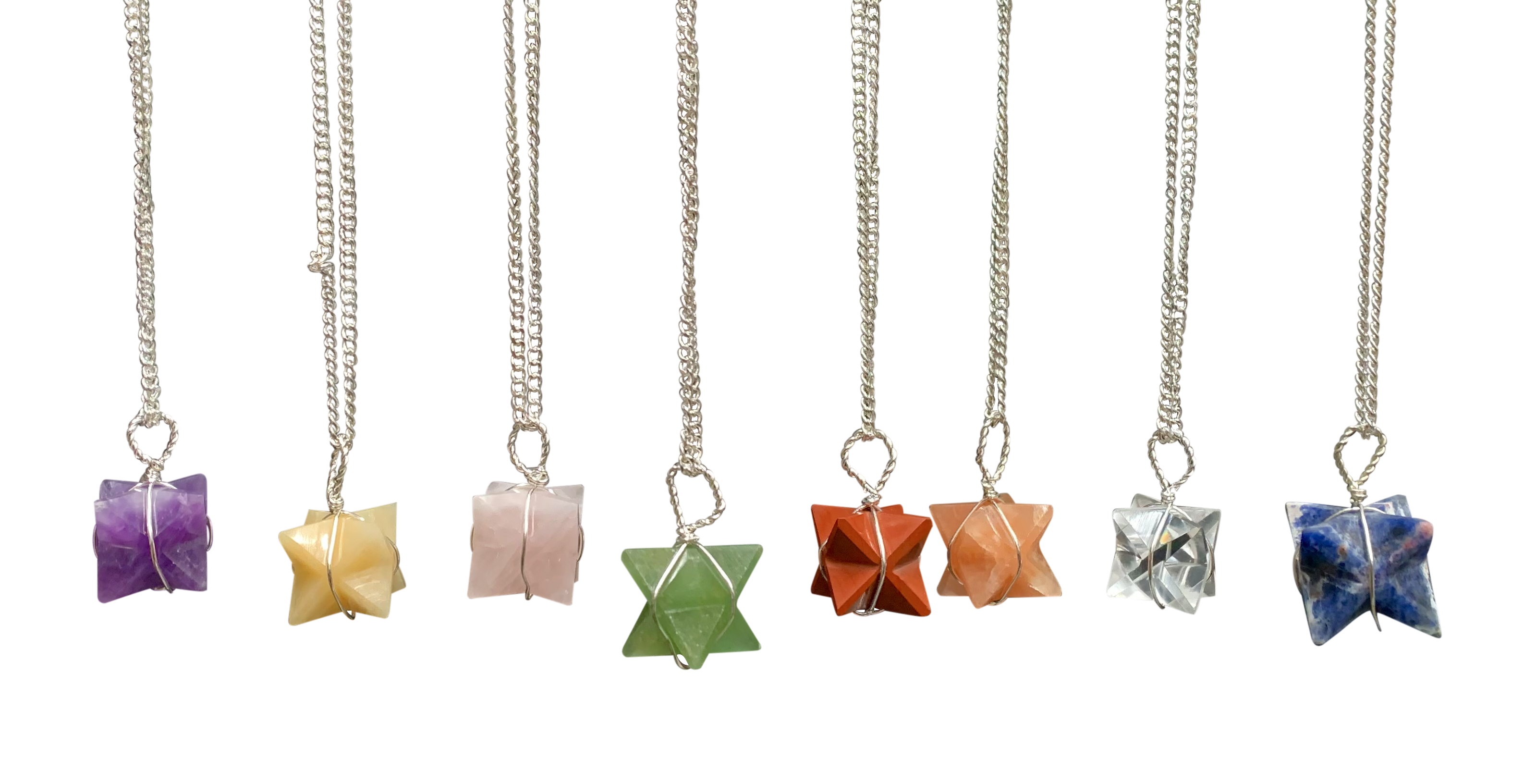 Merkaba cheap crystal necklace