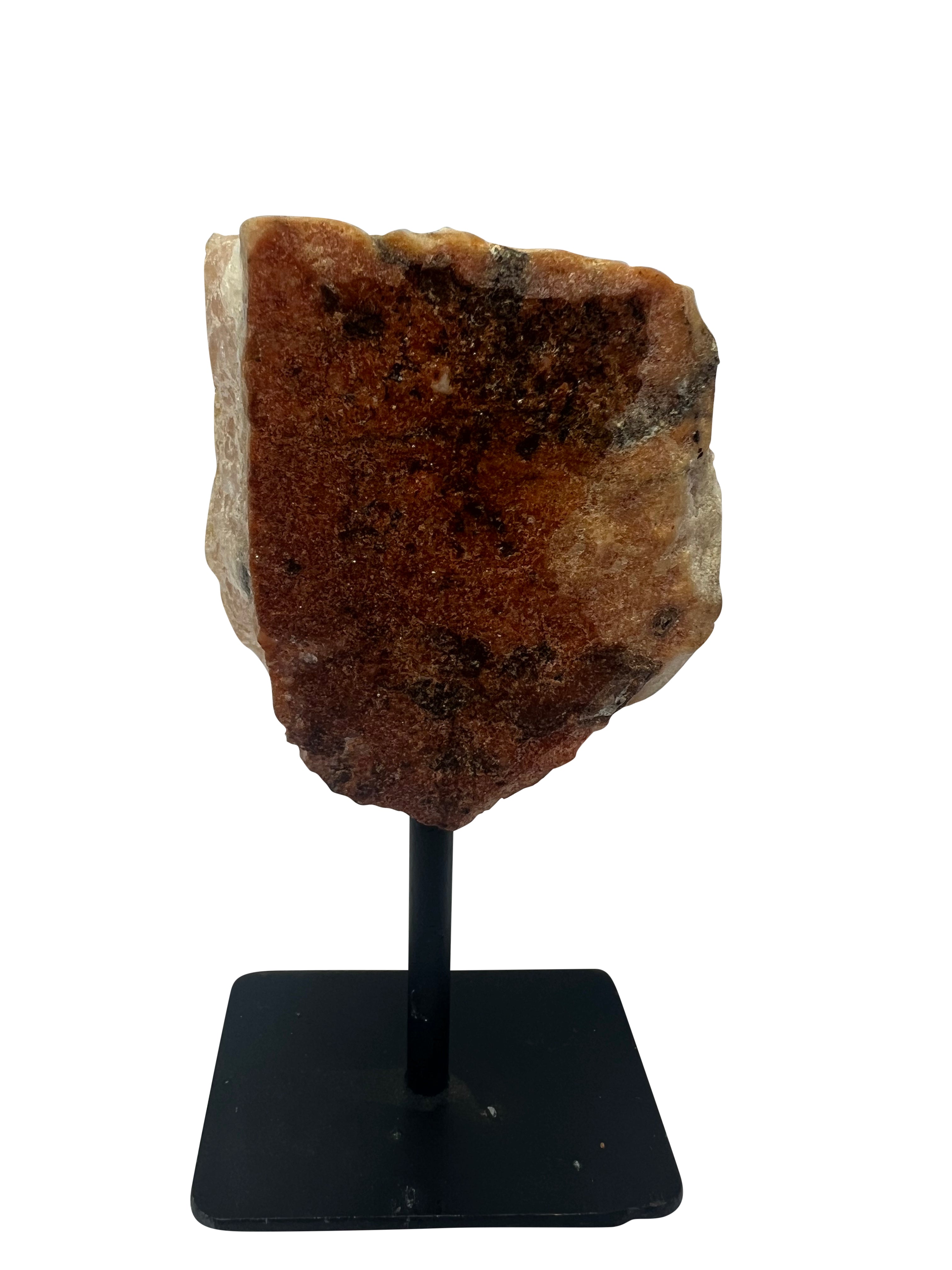 Citrine Cluster on Metal Stand - C