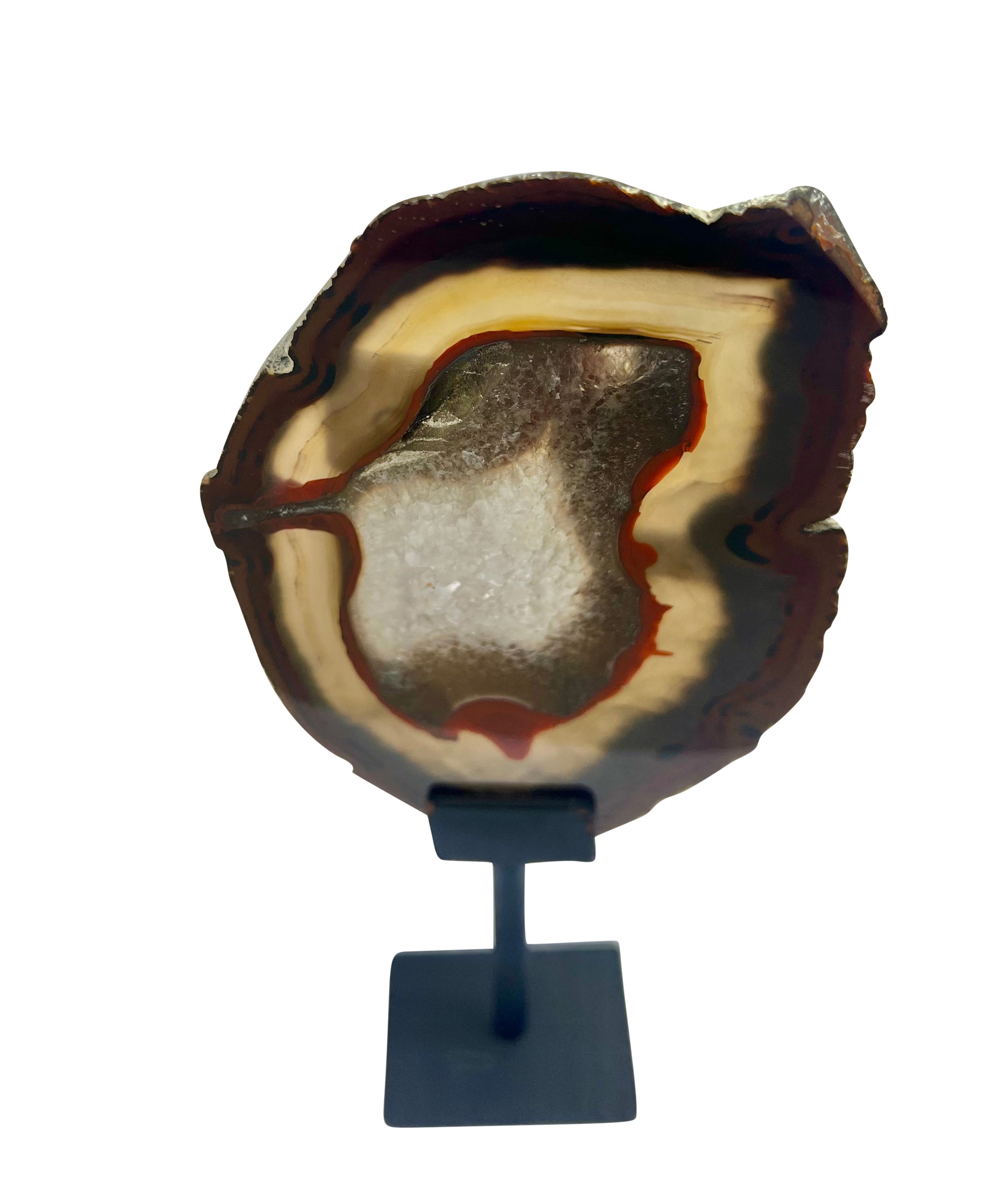 Agate Slice on Stand - Model B