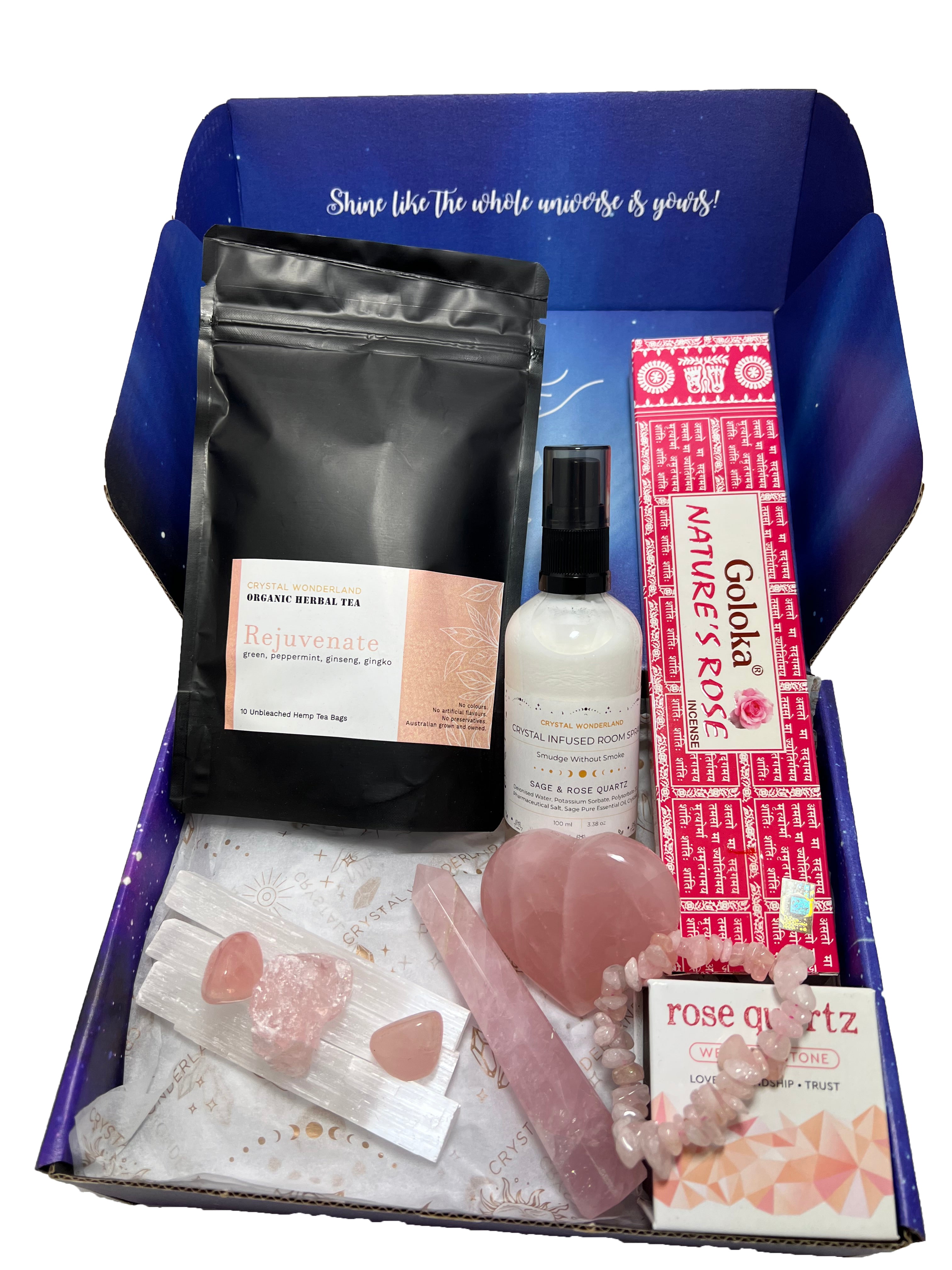 Love & Calmness Rose Quartz Gift Hamper