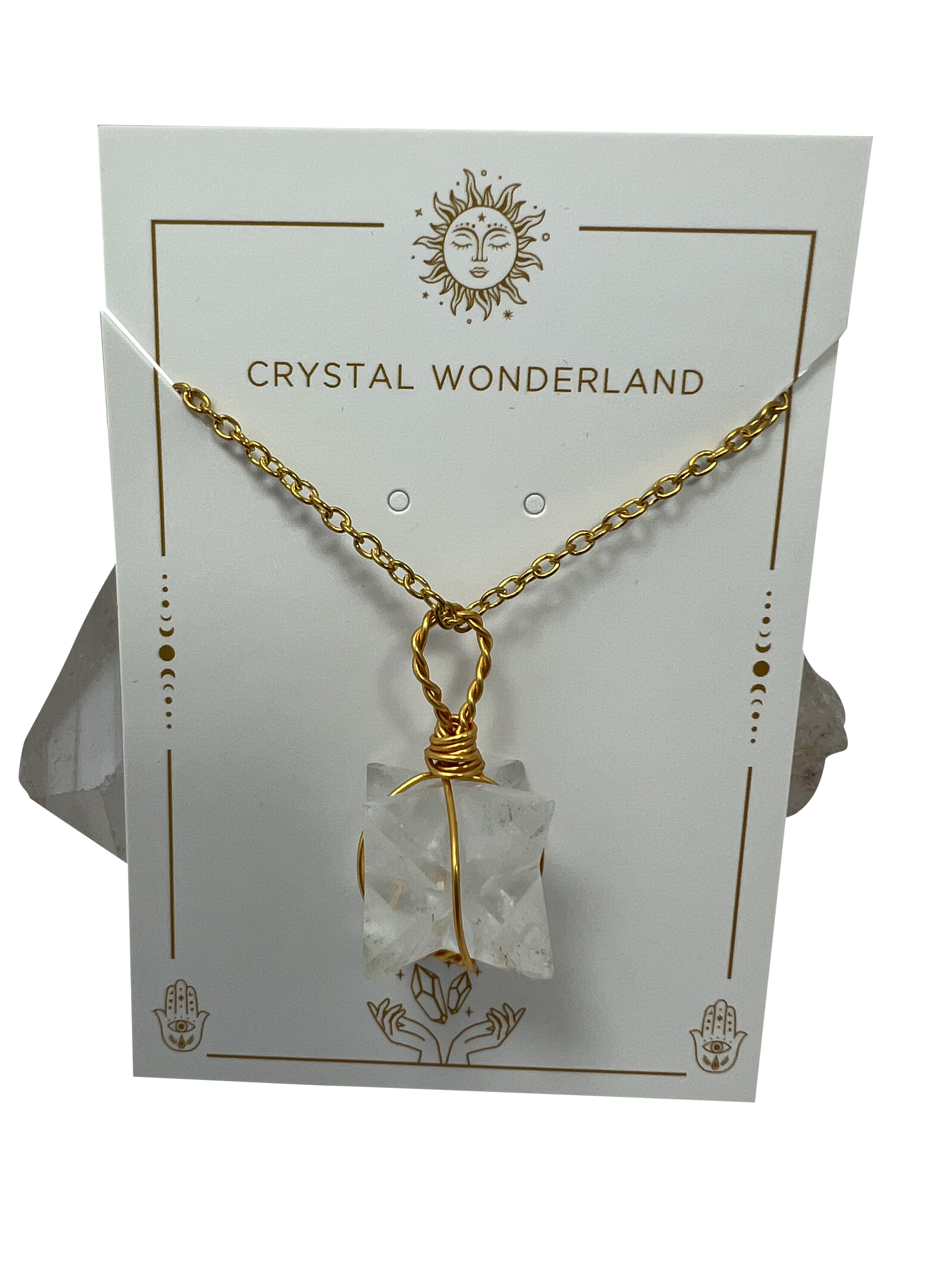 Crystal merkaba pendant deals