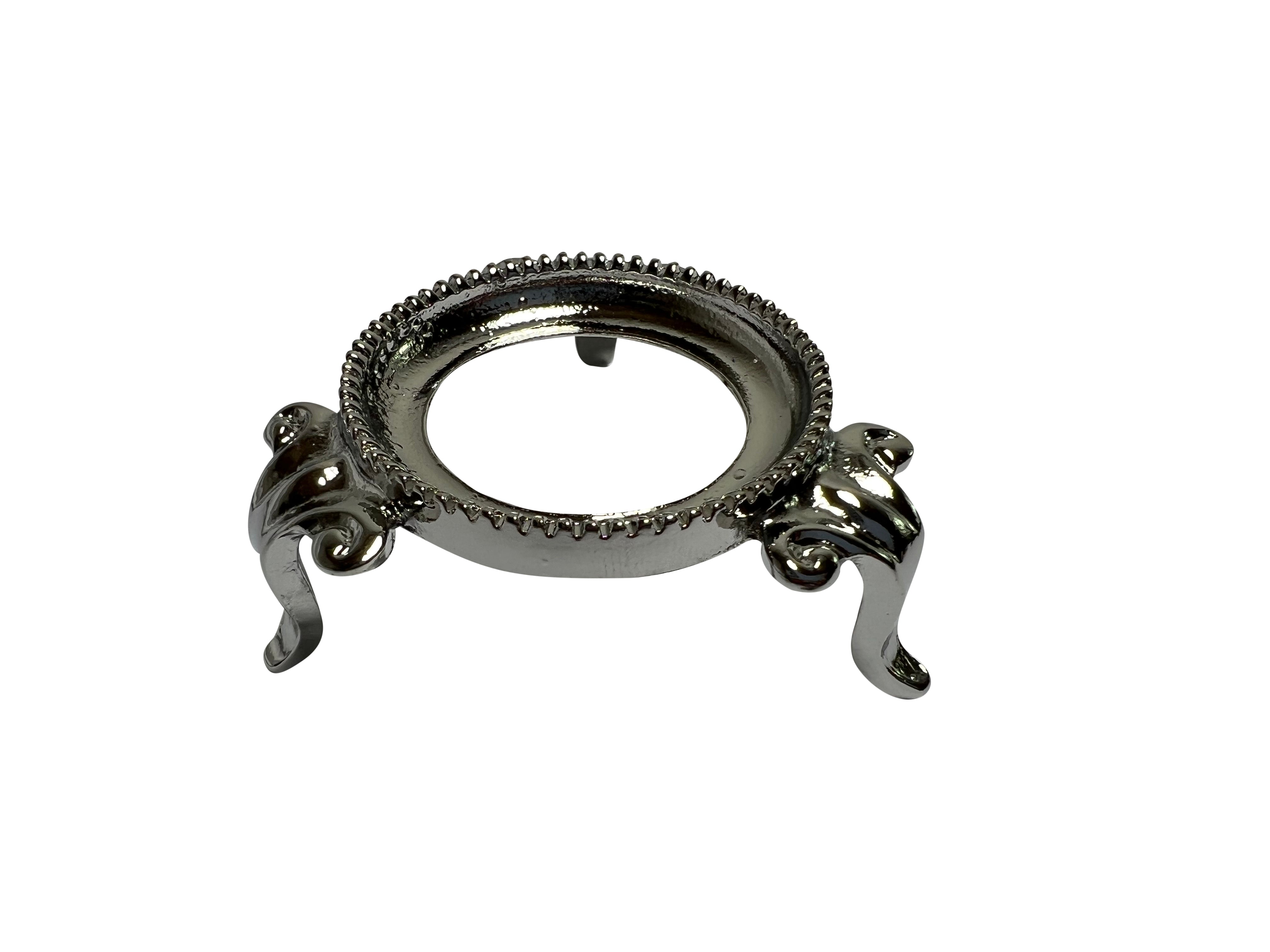 Silver Finish Sphere Stand Holder 3.8 cm