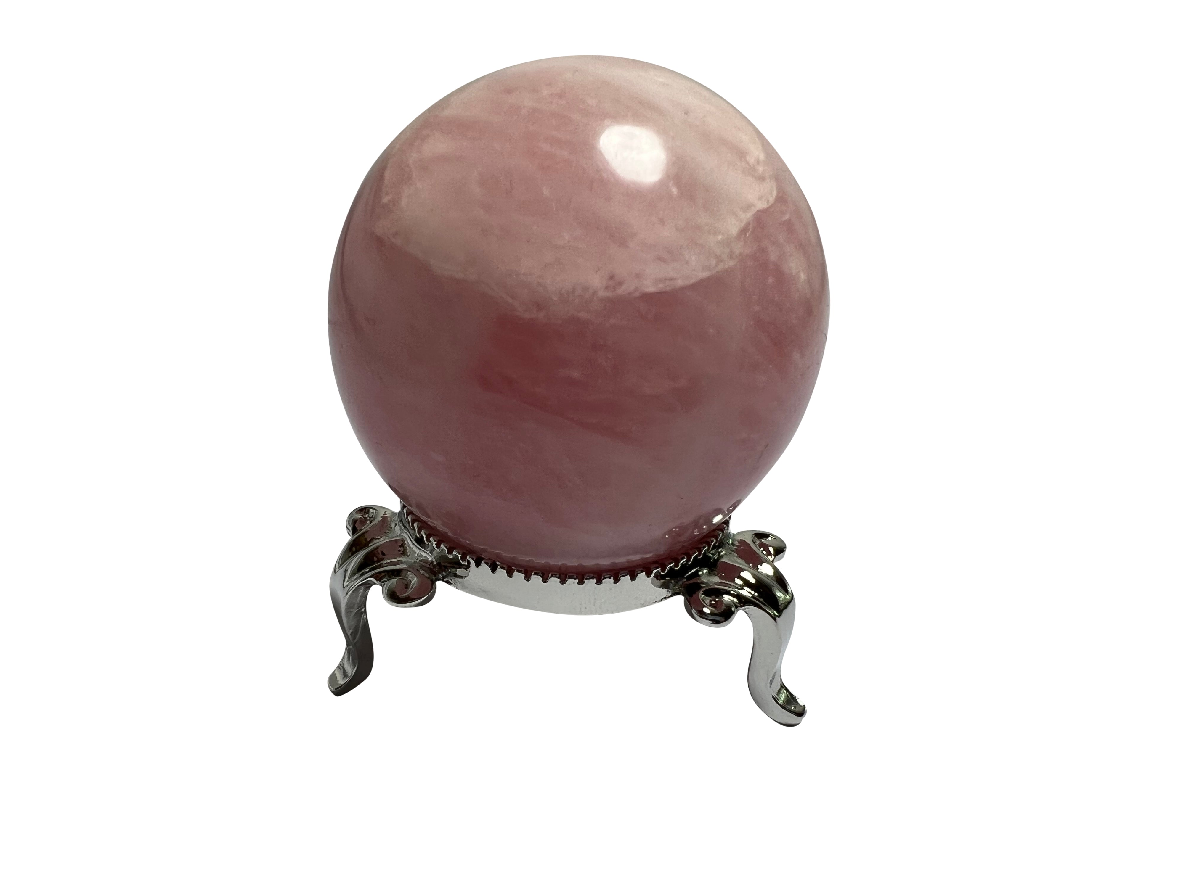 Silver Finish Sphere Stand Holder 3.8 cm