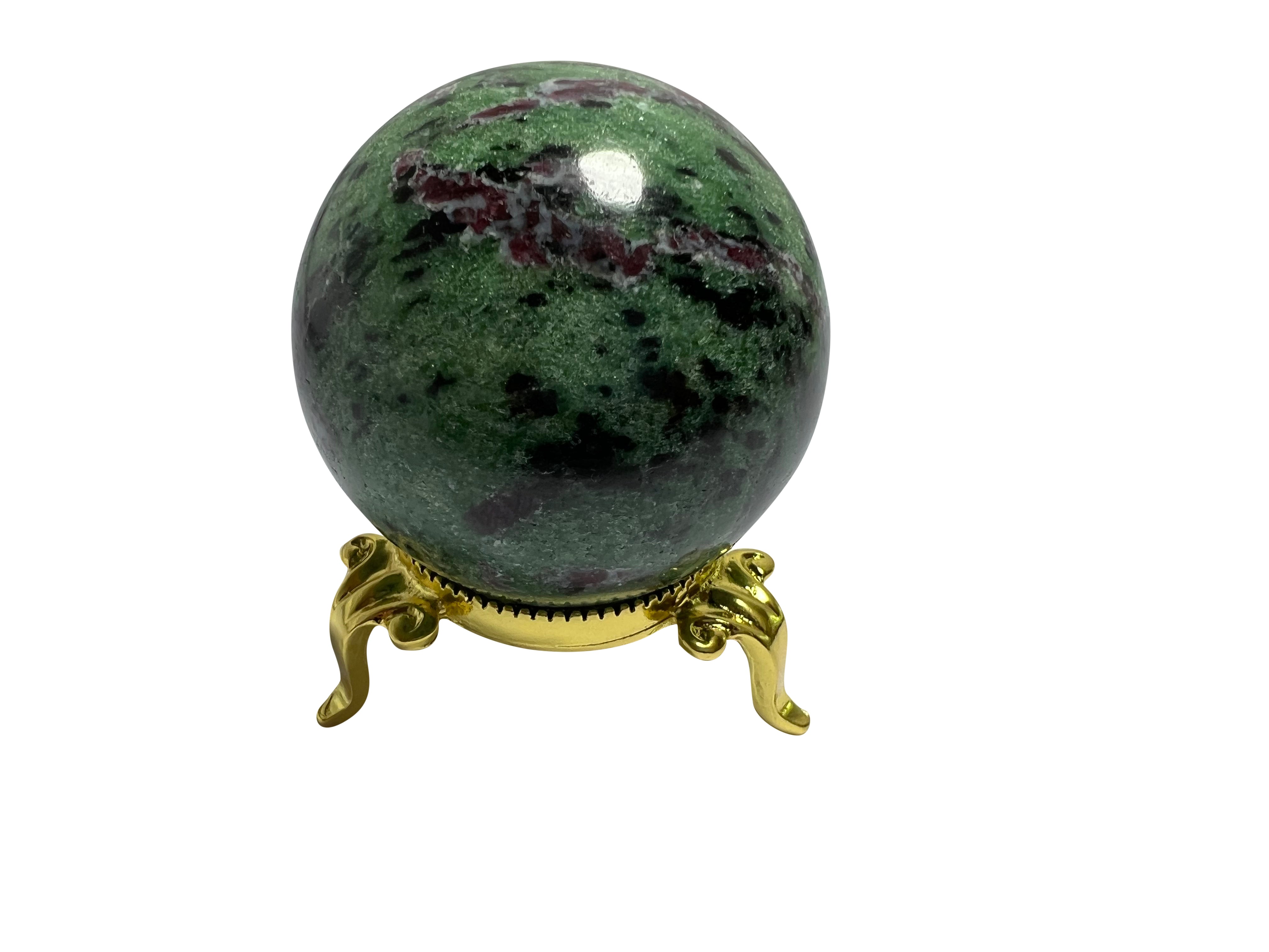 Golden Finish Sphere Stand Holder 2.9 cm