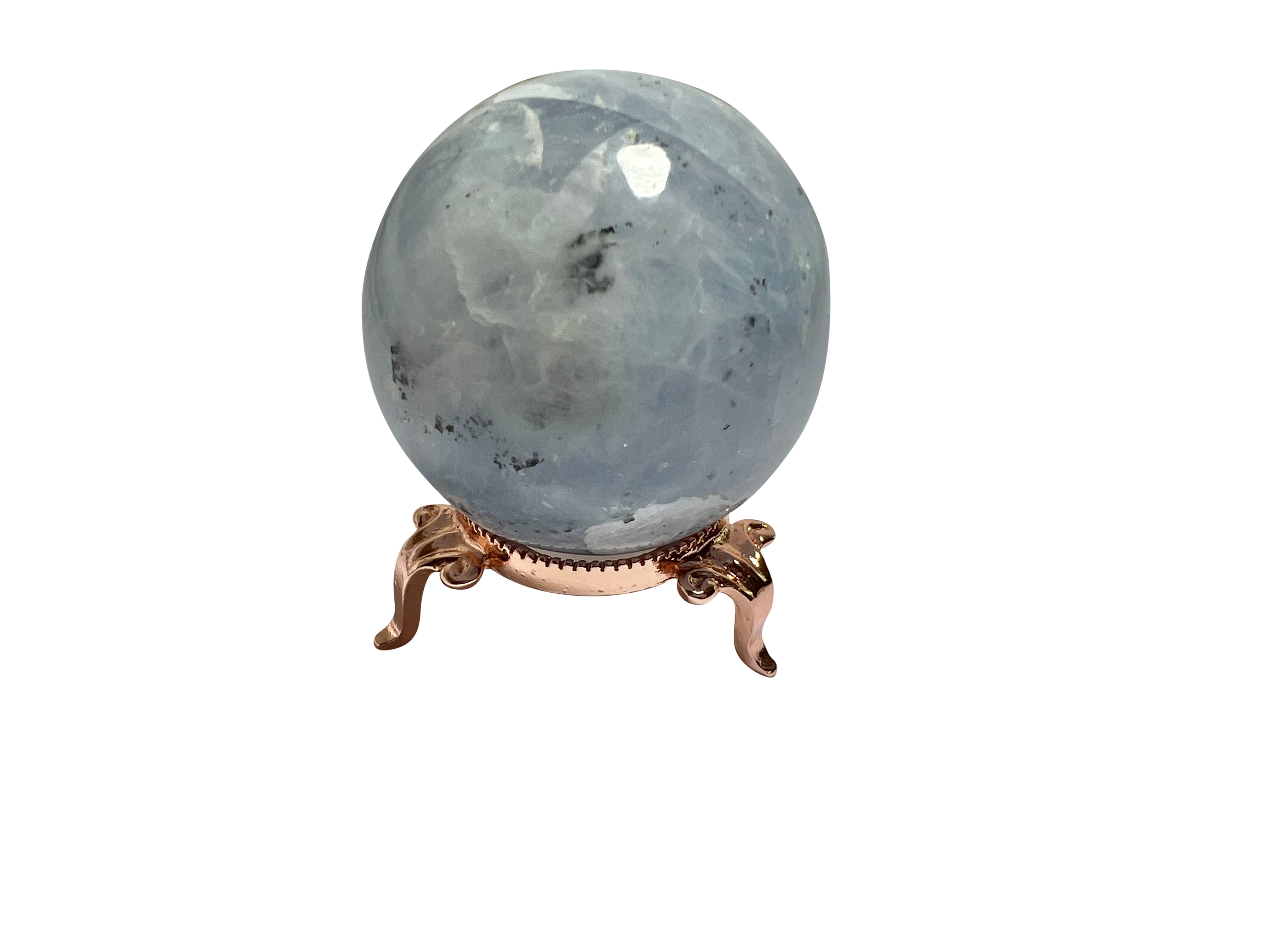 Copper Finish Sphere Stand Holder 3.8 cm