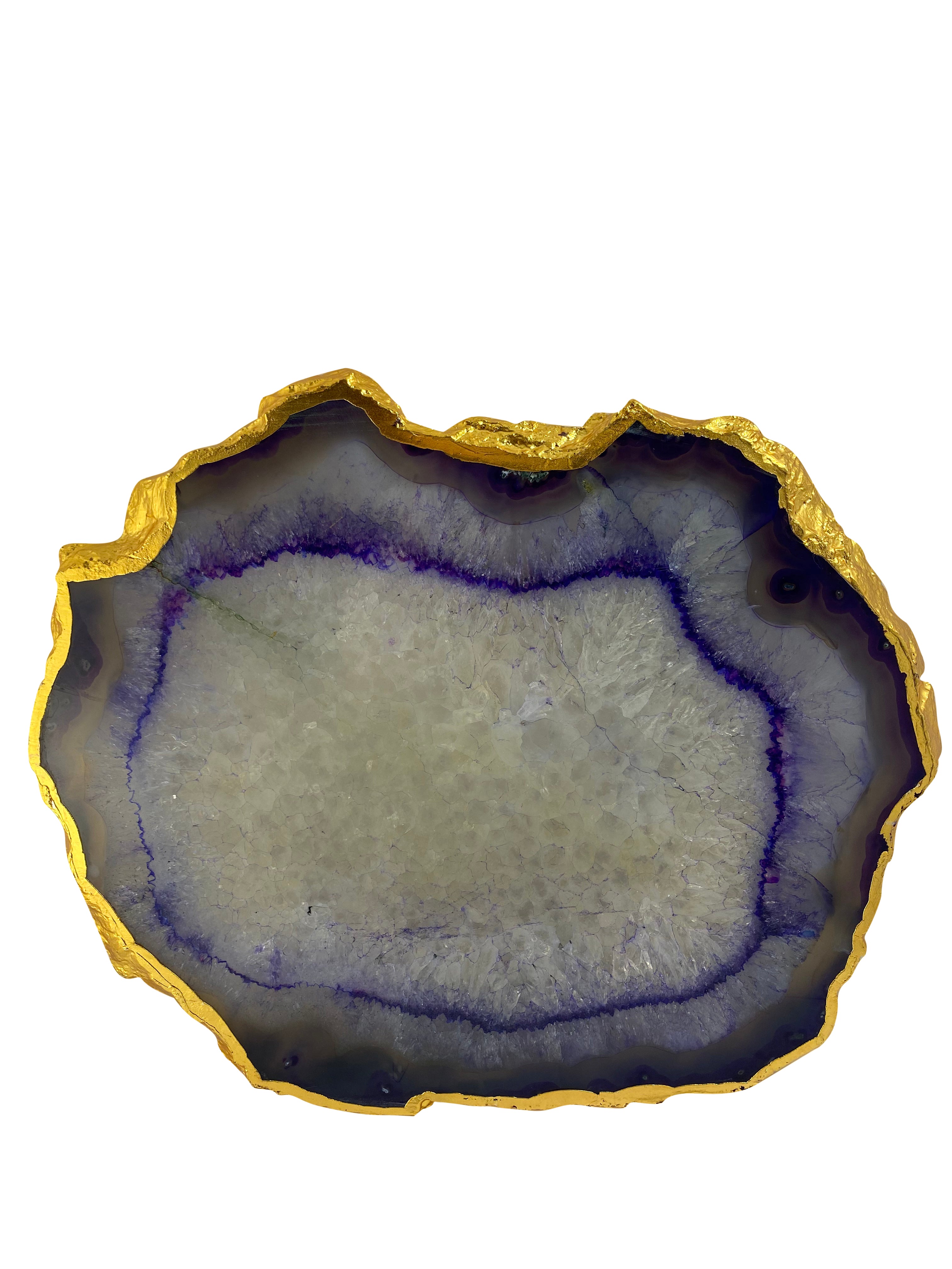 Purple Agate Crystal Plater A - 2KG