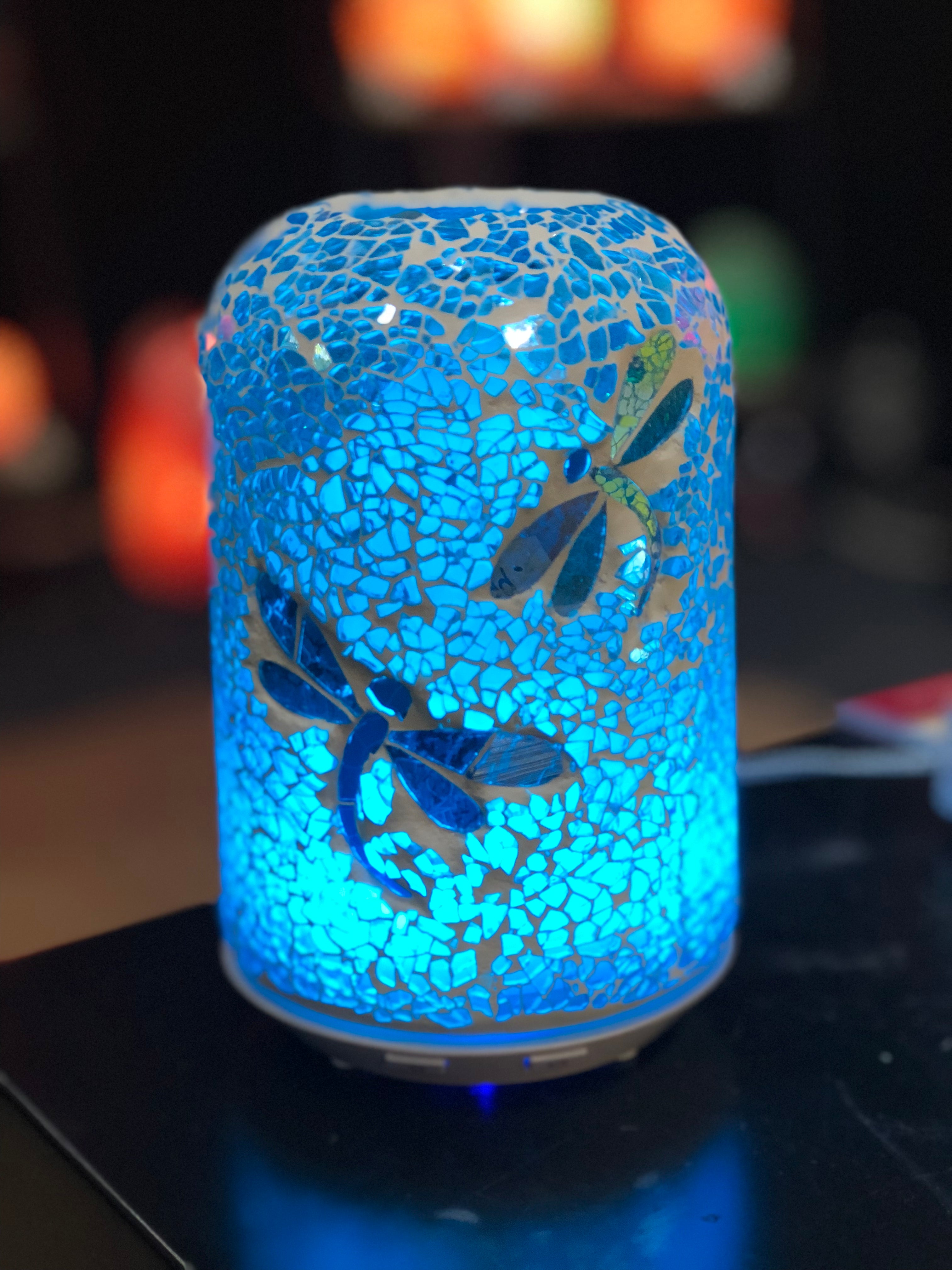 Dragonfly Glass Mosaic Diffuser Small