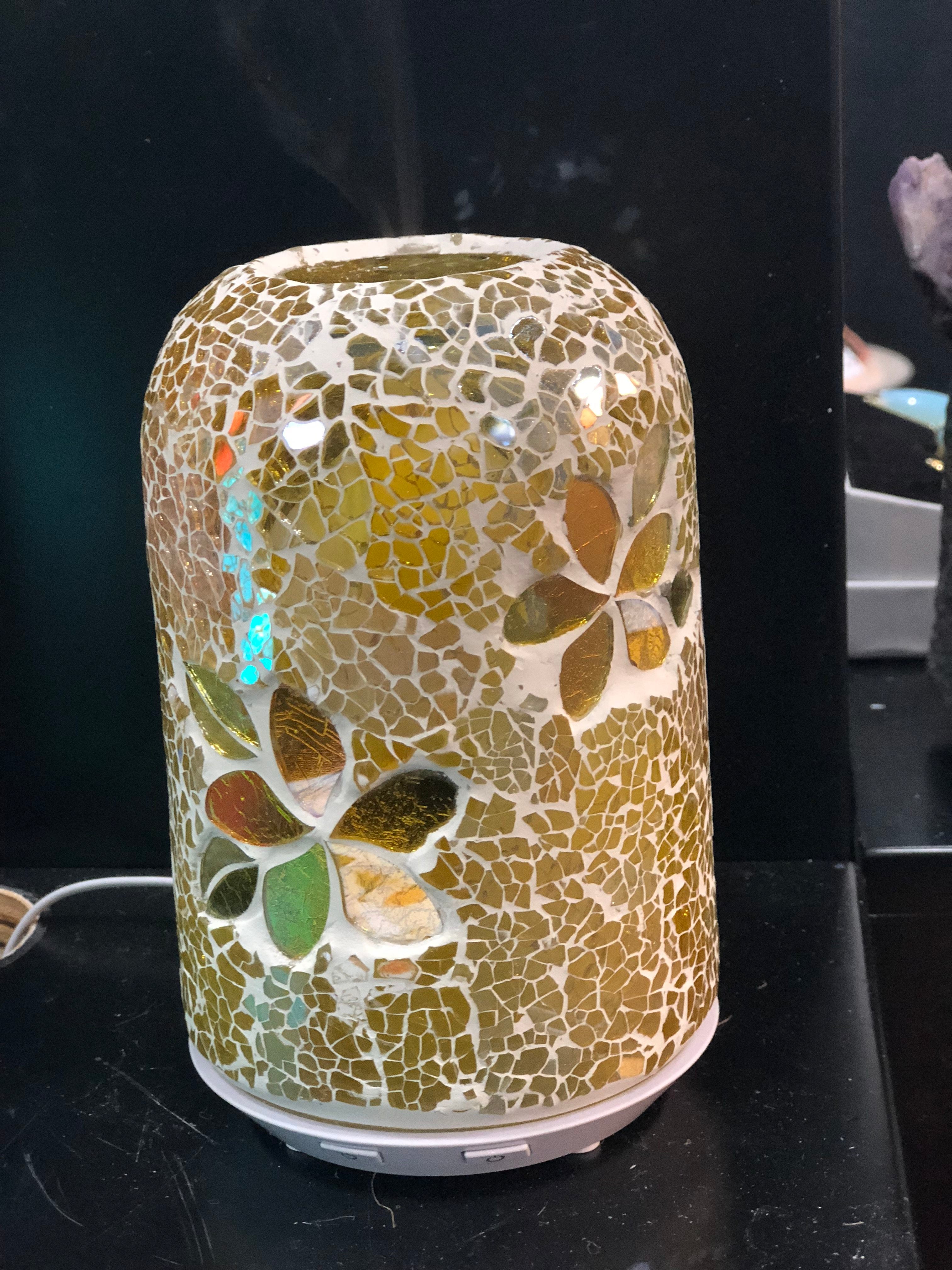 Frangipani Glass Mosaic Diffuser Small