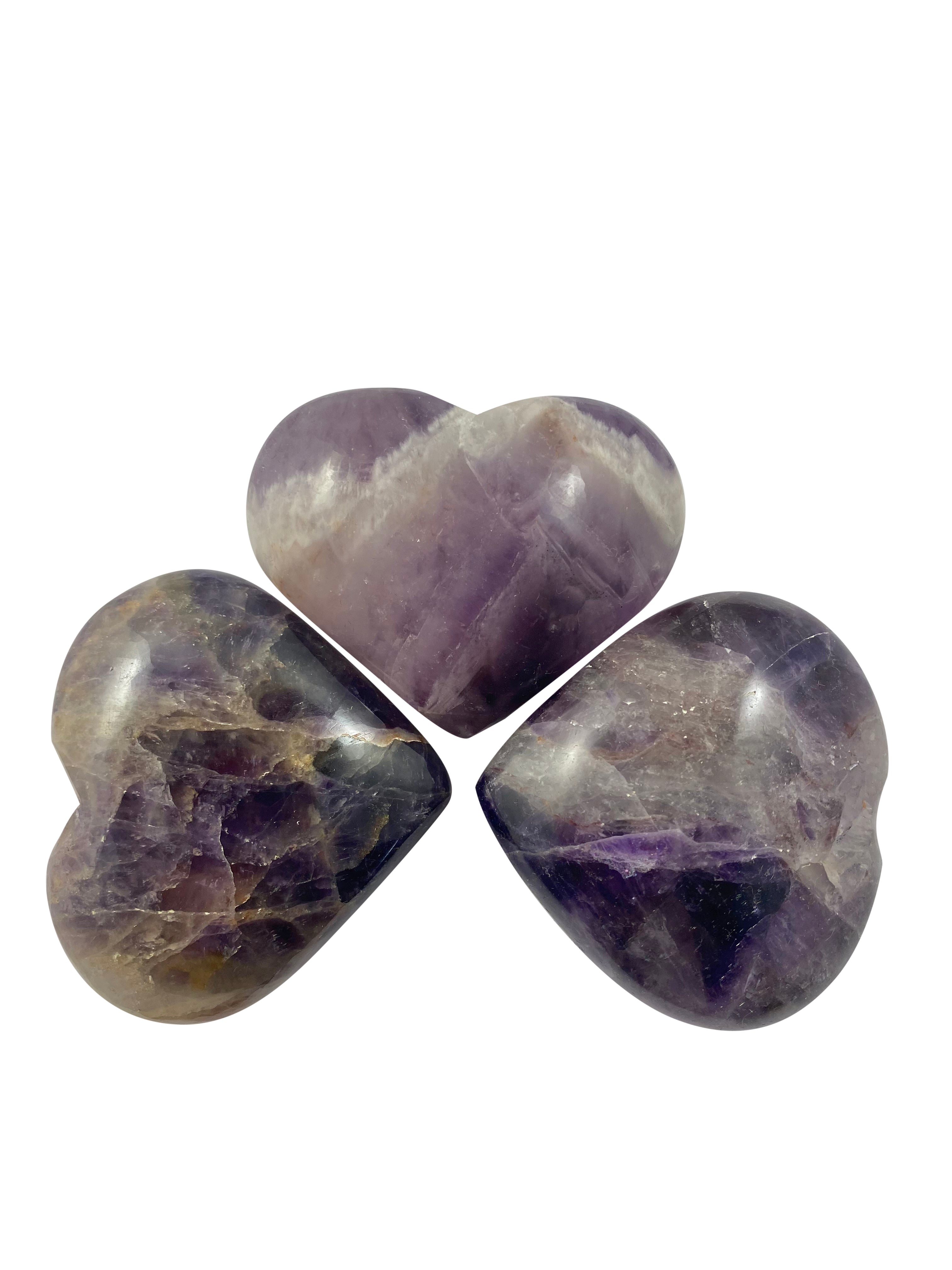 Amethyst Puffy Heart Relaxation & Balance Gemstone