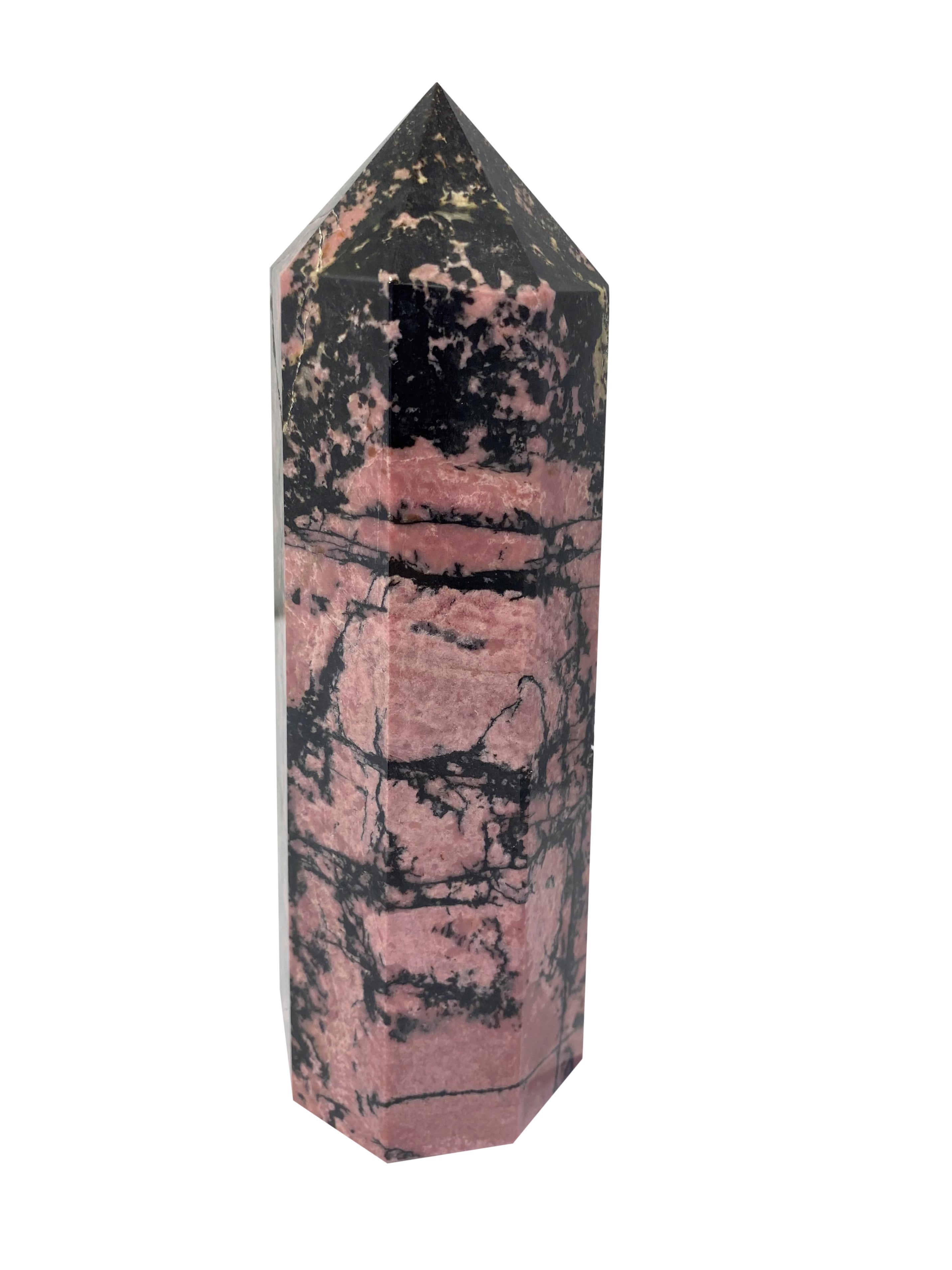 Rhodonite Large Tower Obelisk - B