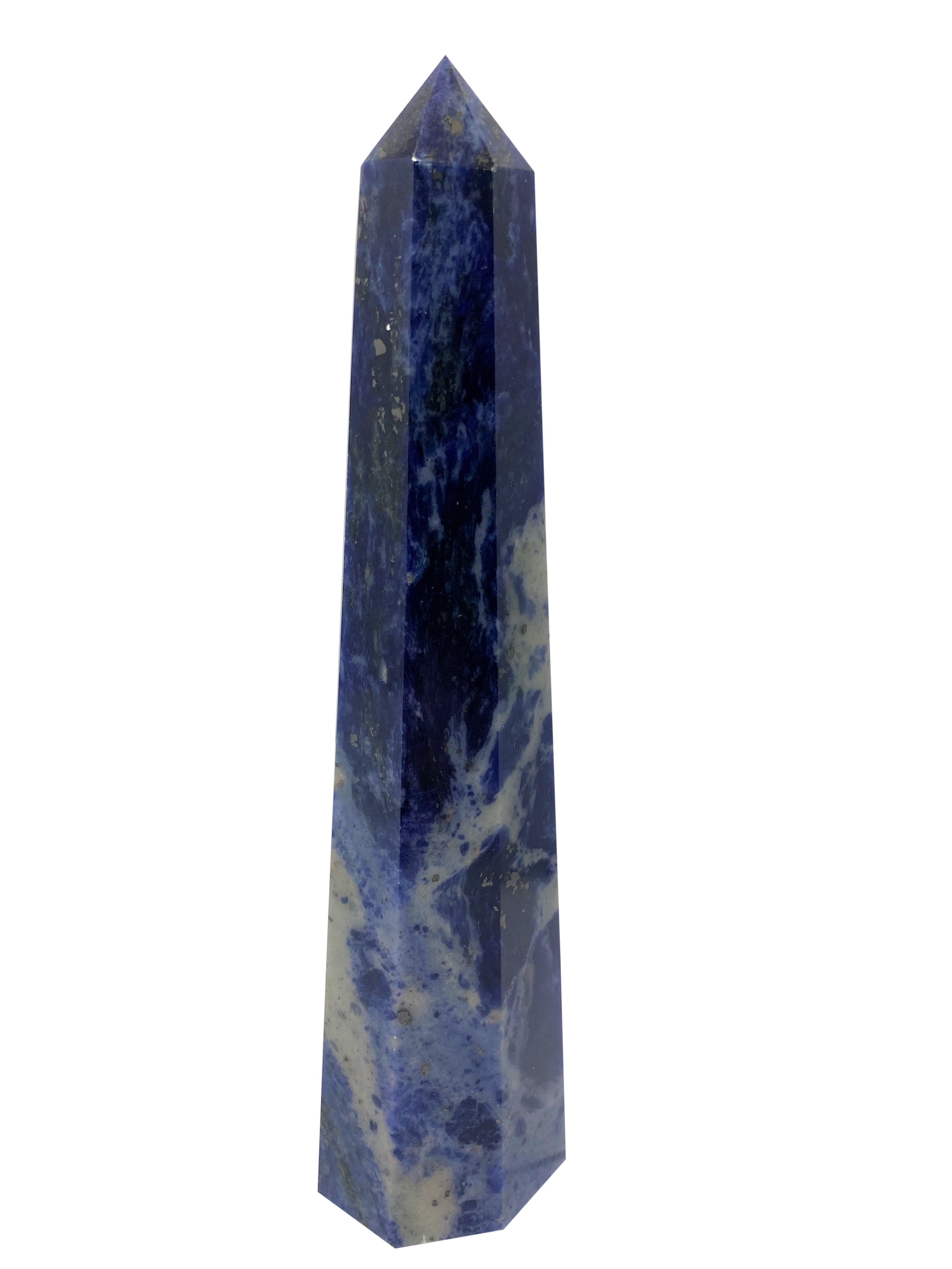 Sodalite Large Tower Obelisk- G