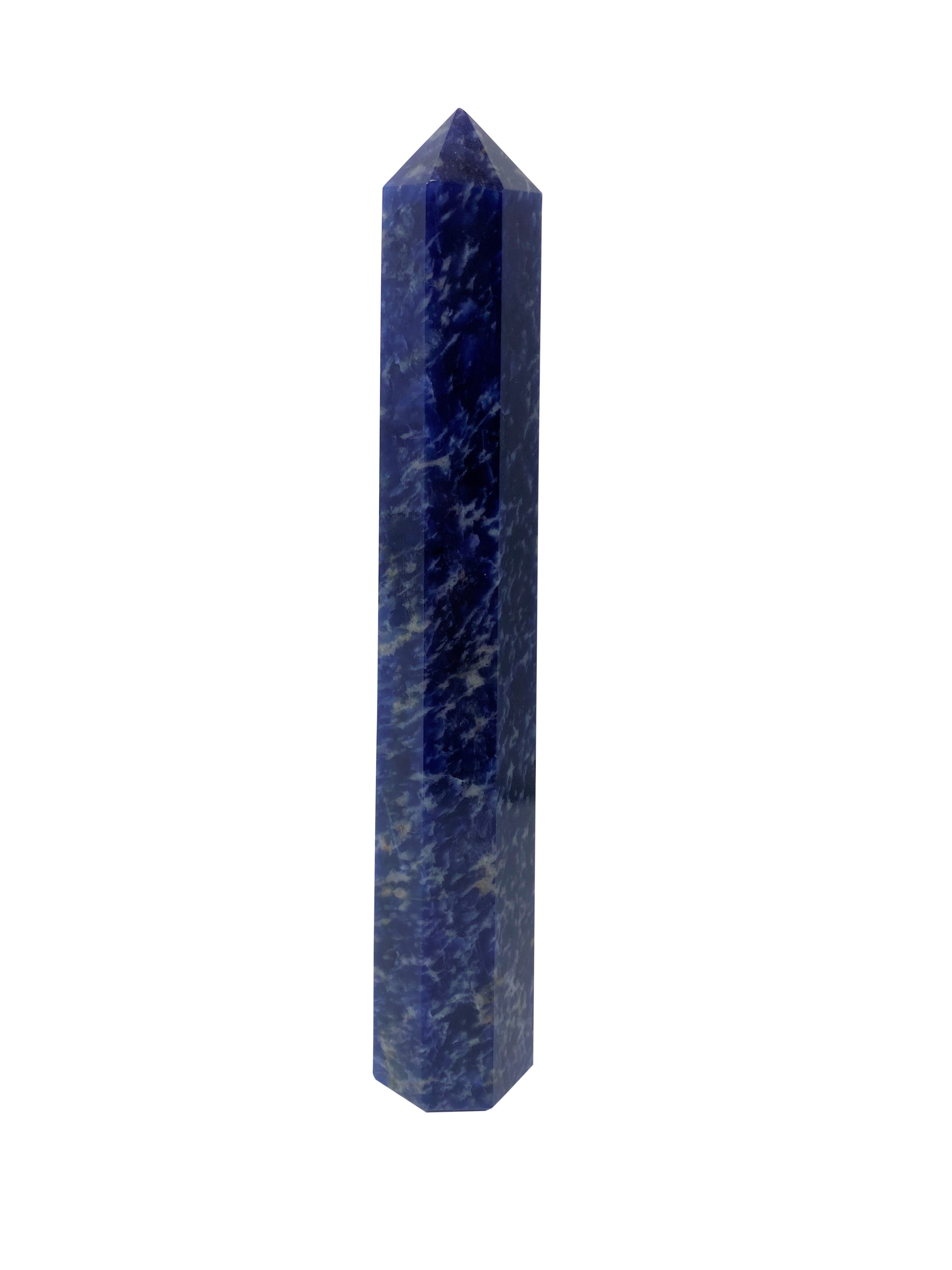 Sodalite Large Tower Obelisk- E