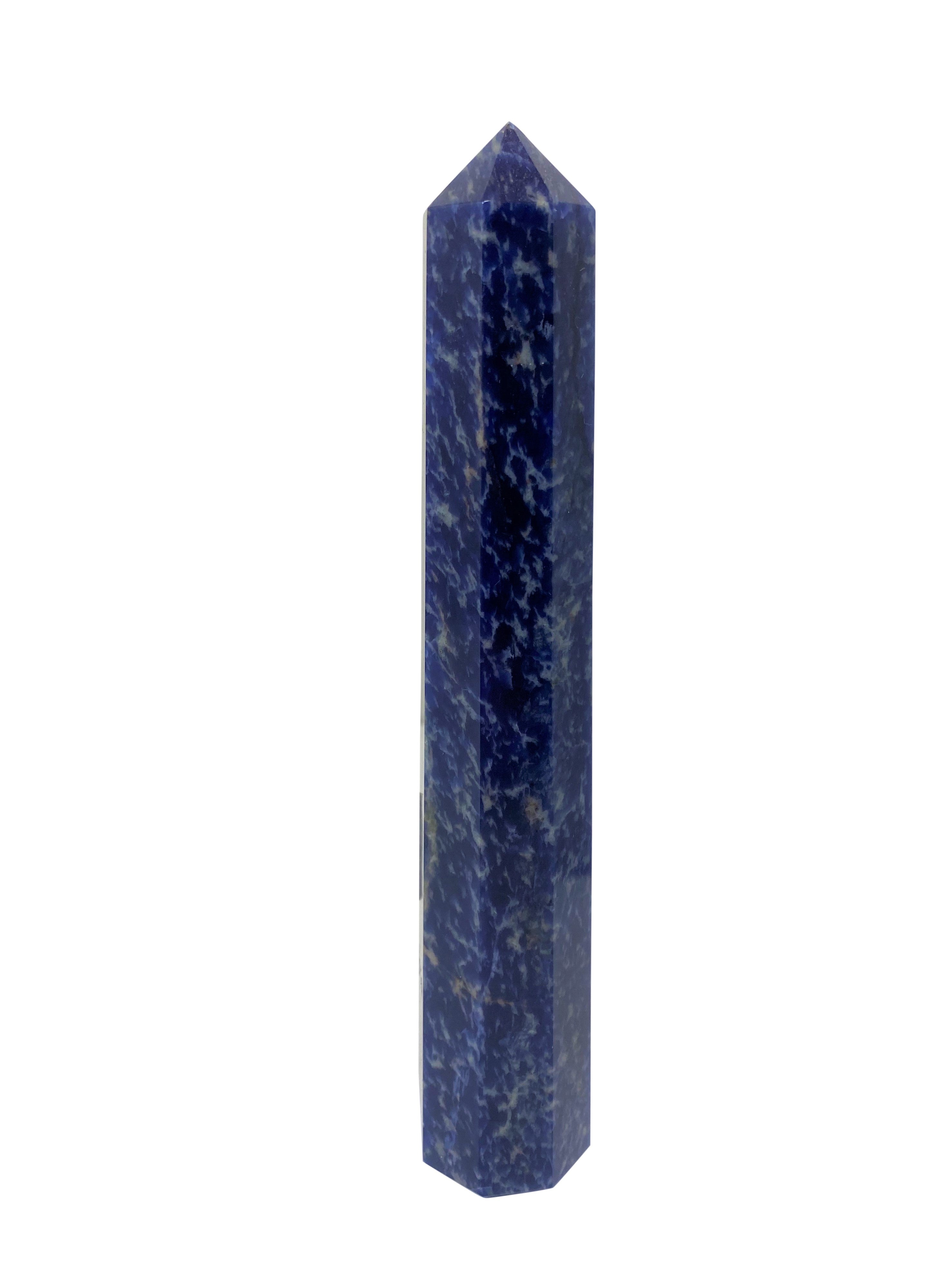 Sodalite Large Tower Obelisk- E