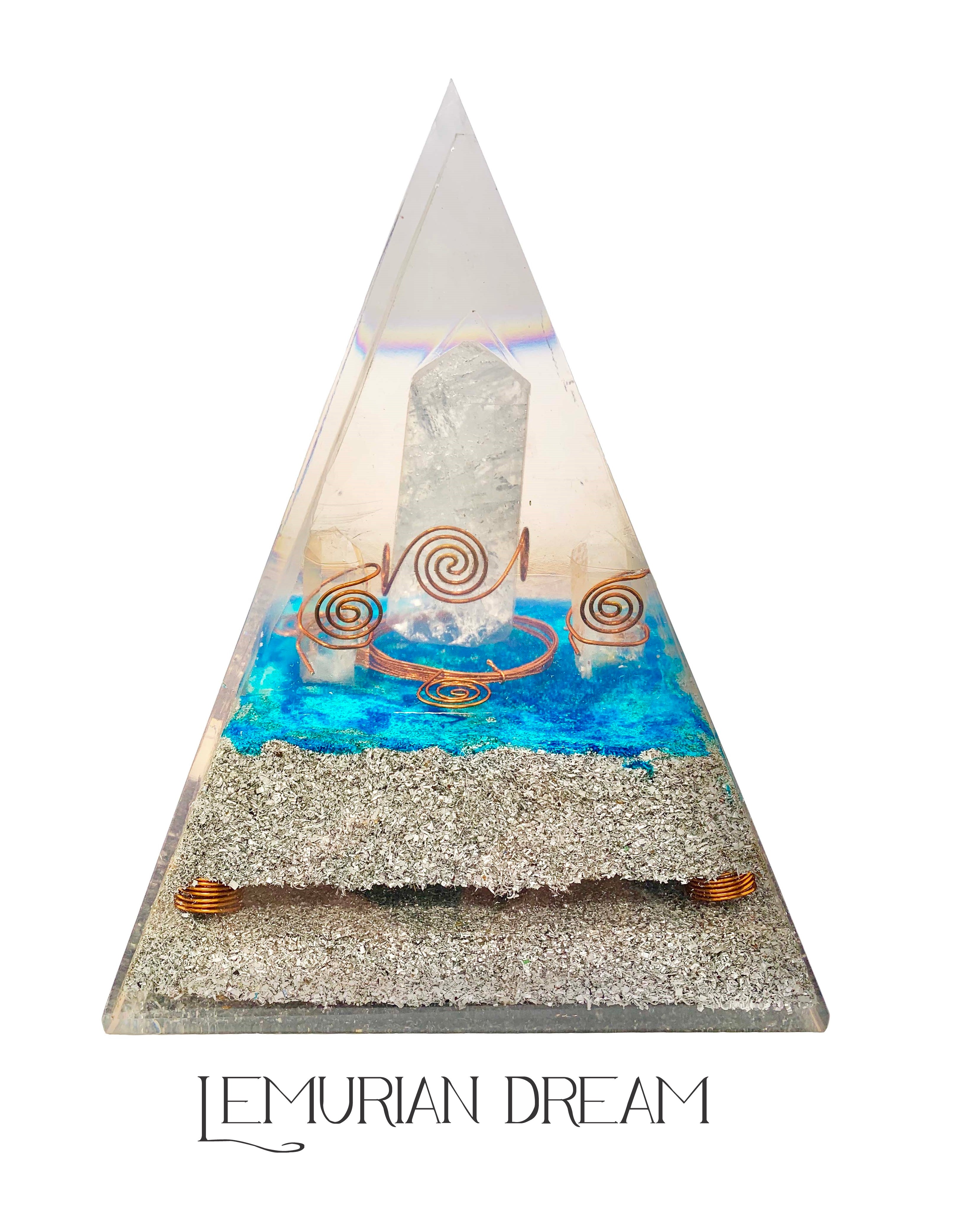Lemurian Dream Mega Orgonite Pyramid