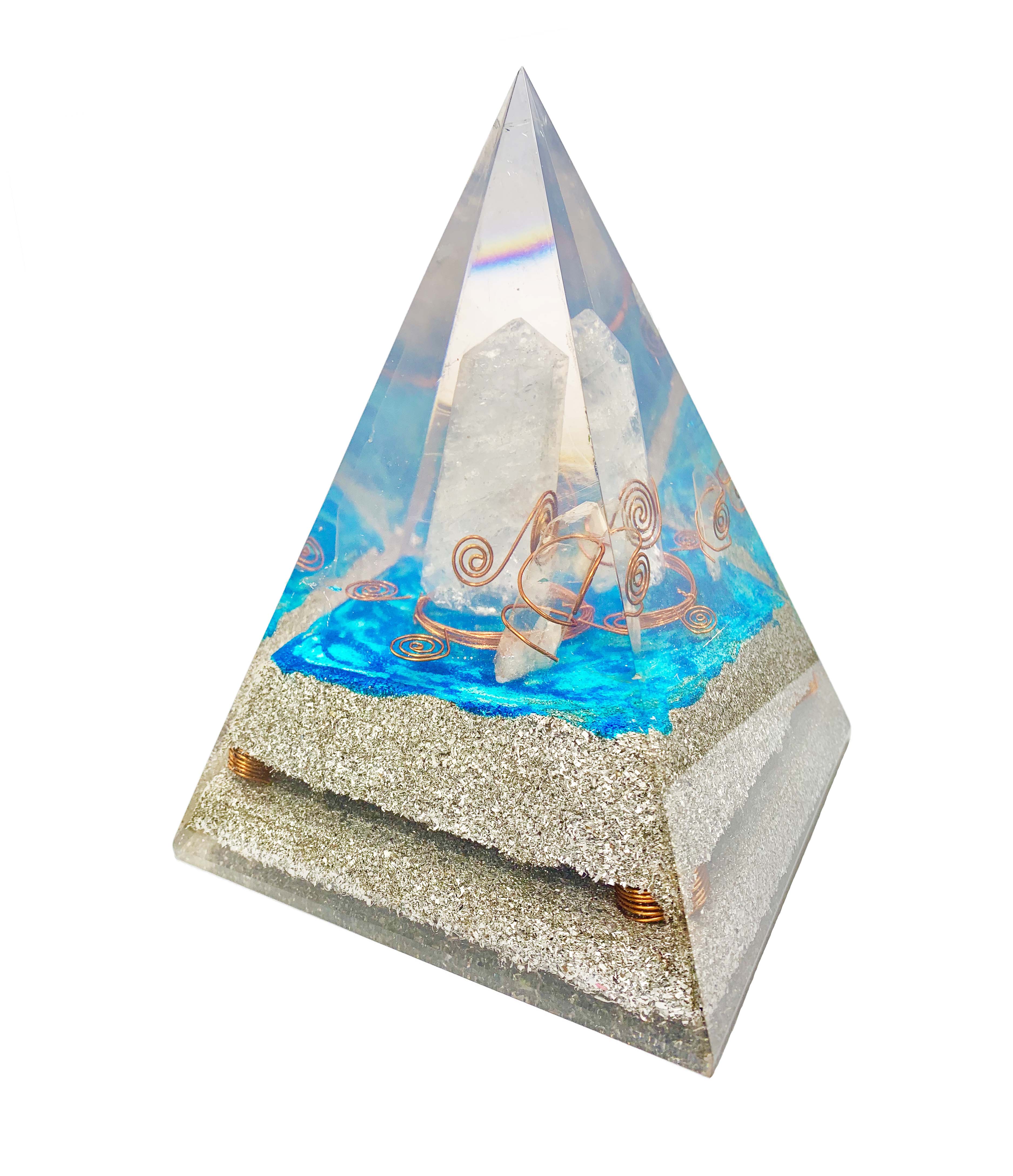 Lemurian Dream Mega Orgonite Pyramid