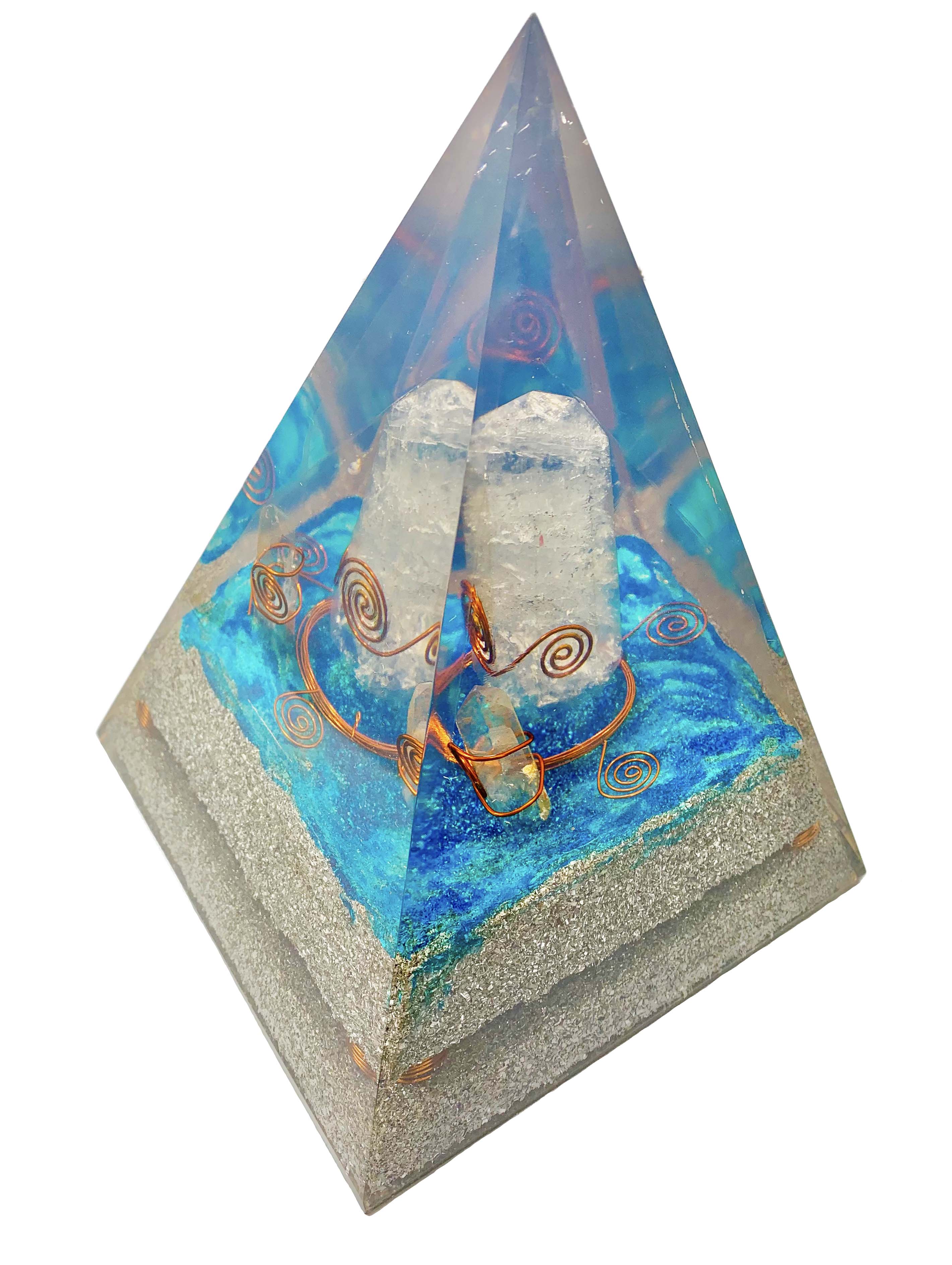 Lemurian Dream Mega Orgonite Pyramid