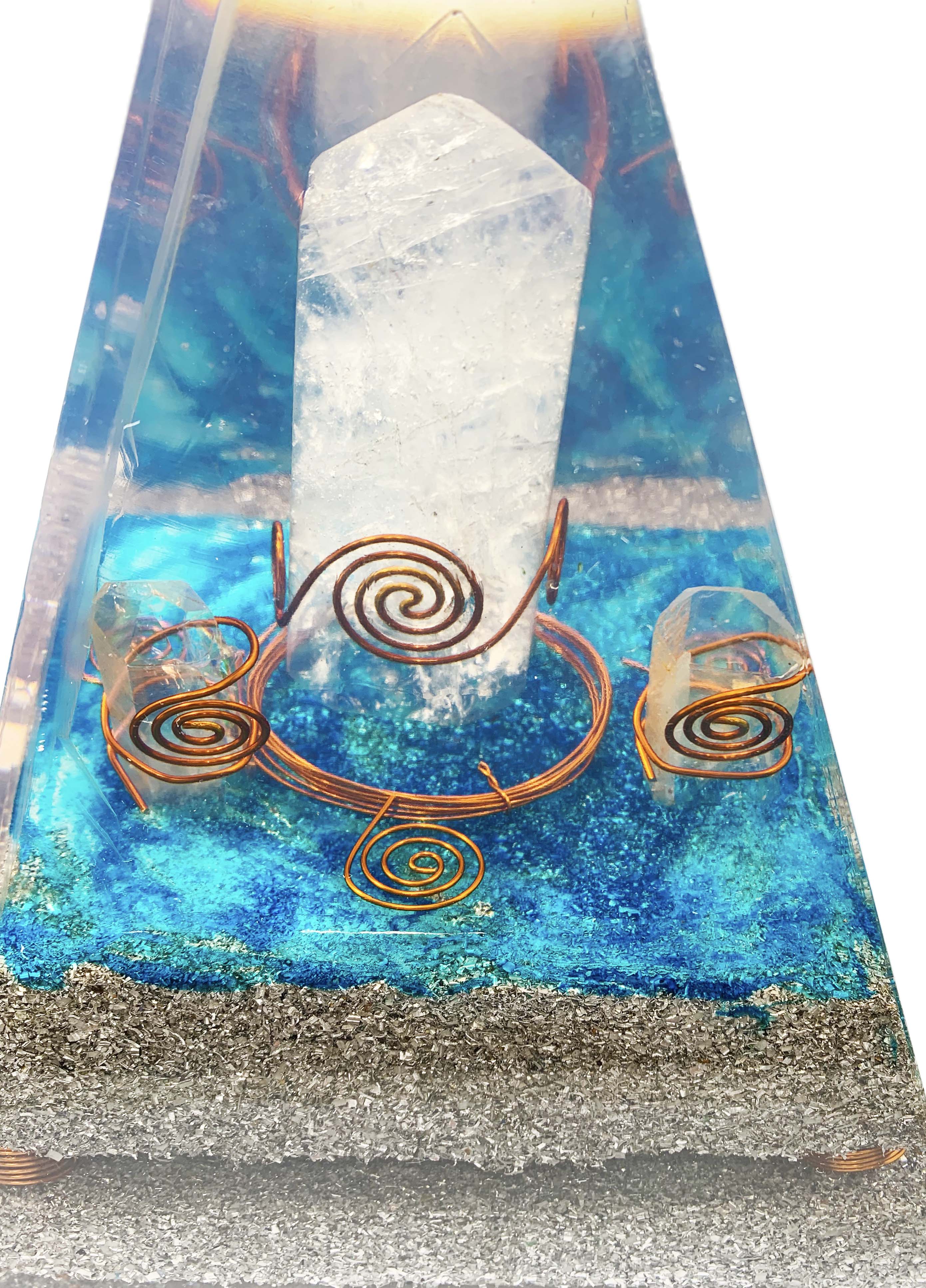 Lemurian Dream Mega Orgonite Pyramid