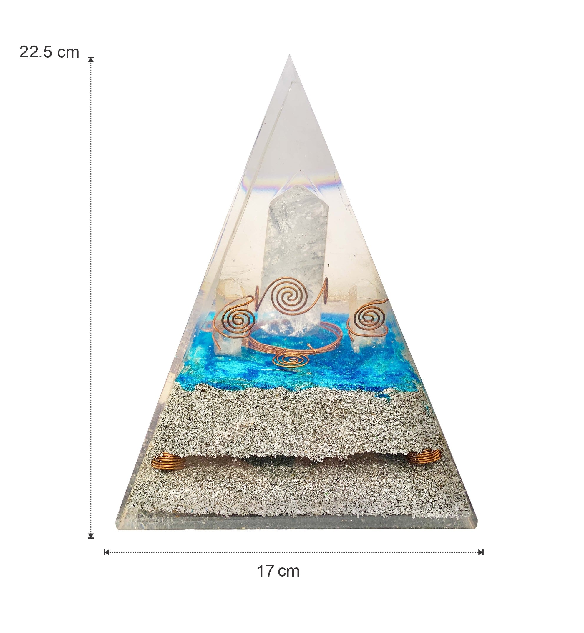 Lemurian Dream Mega Orgonite Pyramid