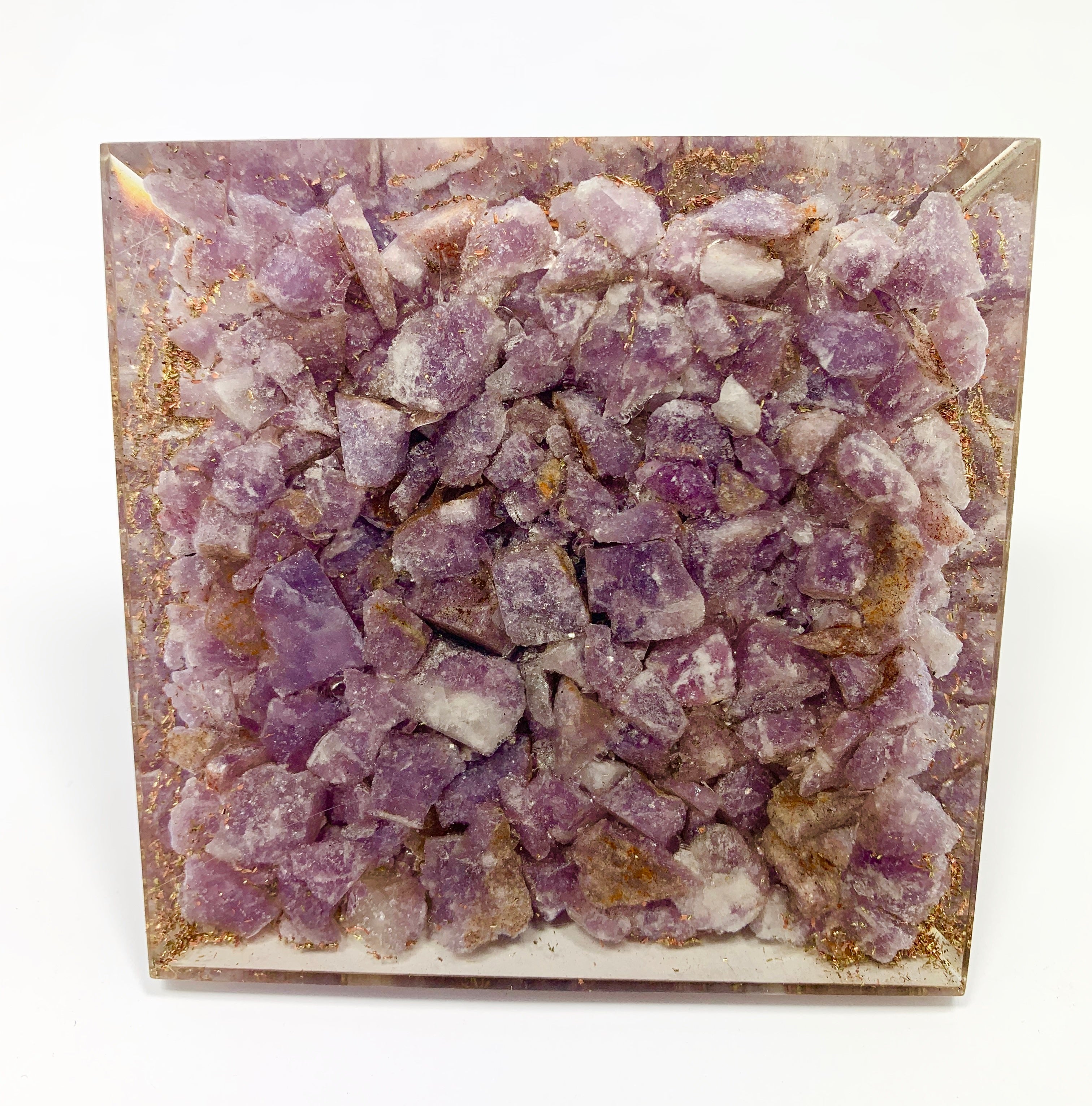 Lepidolite Orgonite Merkabah Pyramid
