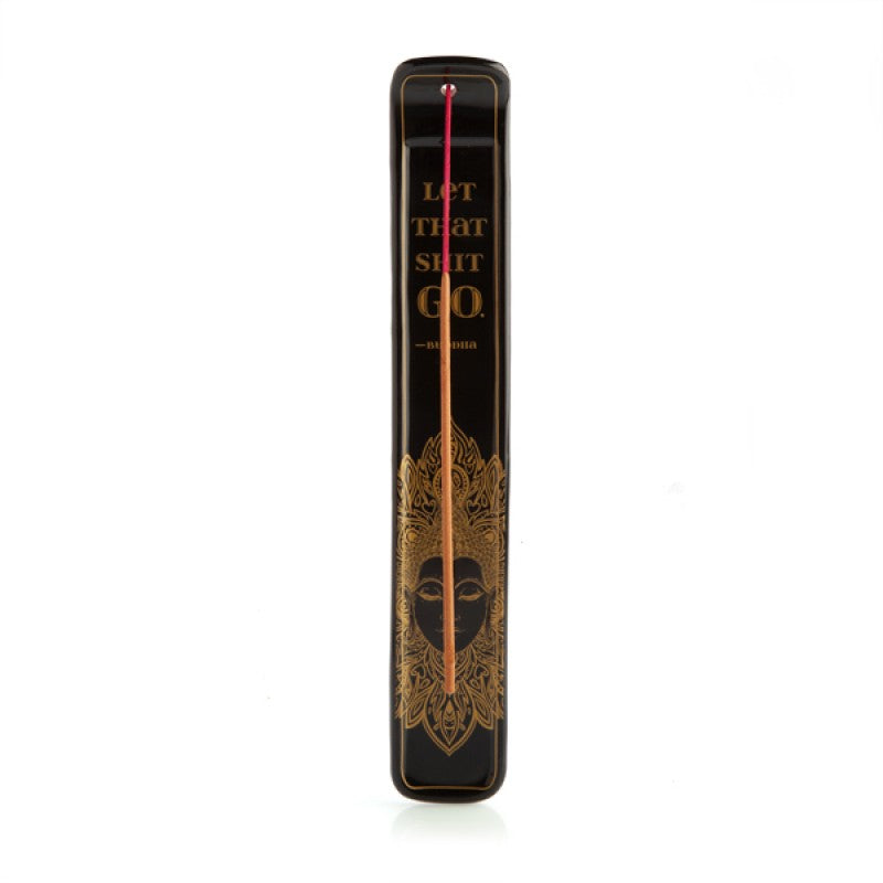 Let That Sh*t Go Buddha Incense Stick Burner