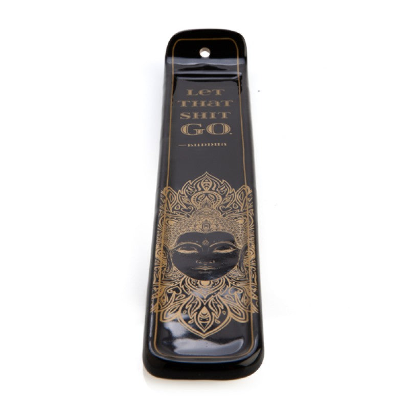 Let That Sh*t Go Buddha Incense Stick Burner