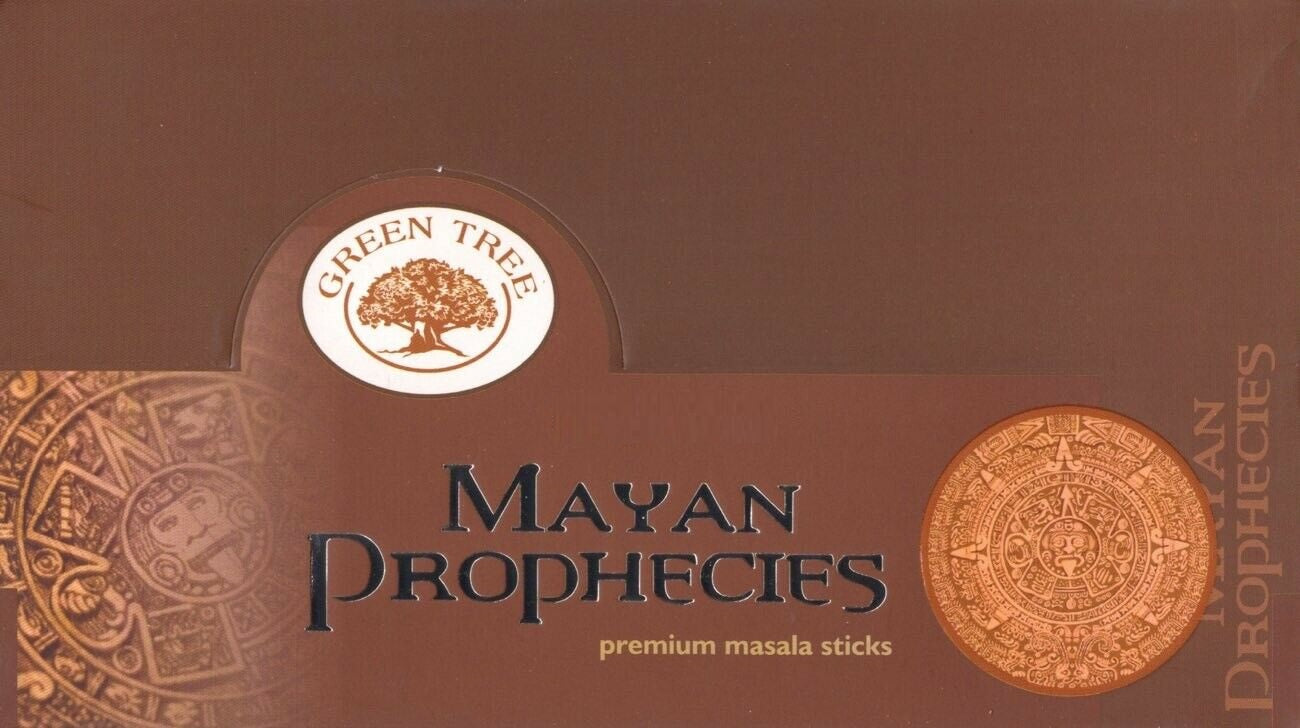 Mayan Prophecies 144 Incense Sticks Green Tree