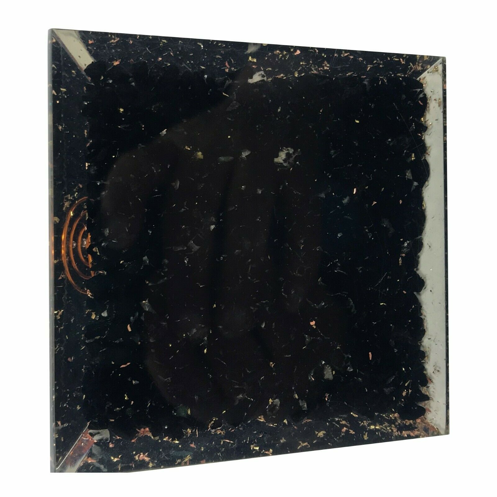 Black Tourmaline Orgonite Clear Quartz Merkabah Pyramid