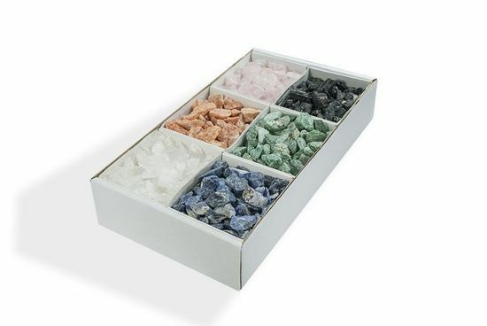 Mixed Bulk Natural Stones Crystal Gemstone Rough 1.2kg