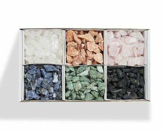Mixed Bulk Natural Stones Crystal Gemstone Rough 1.2kg