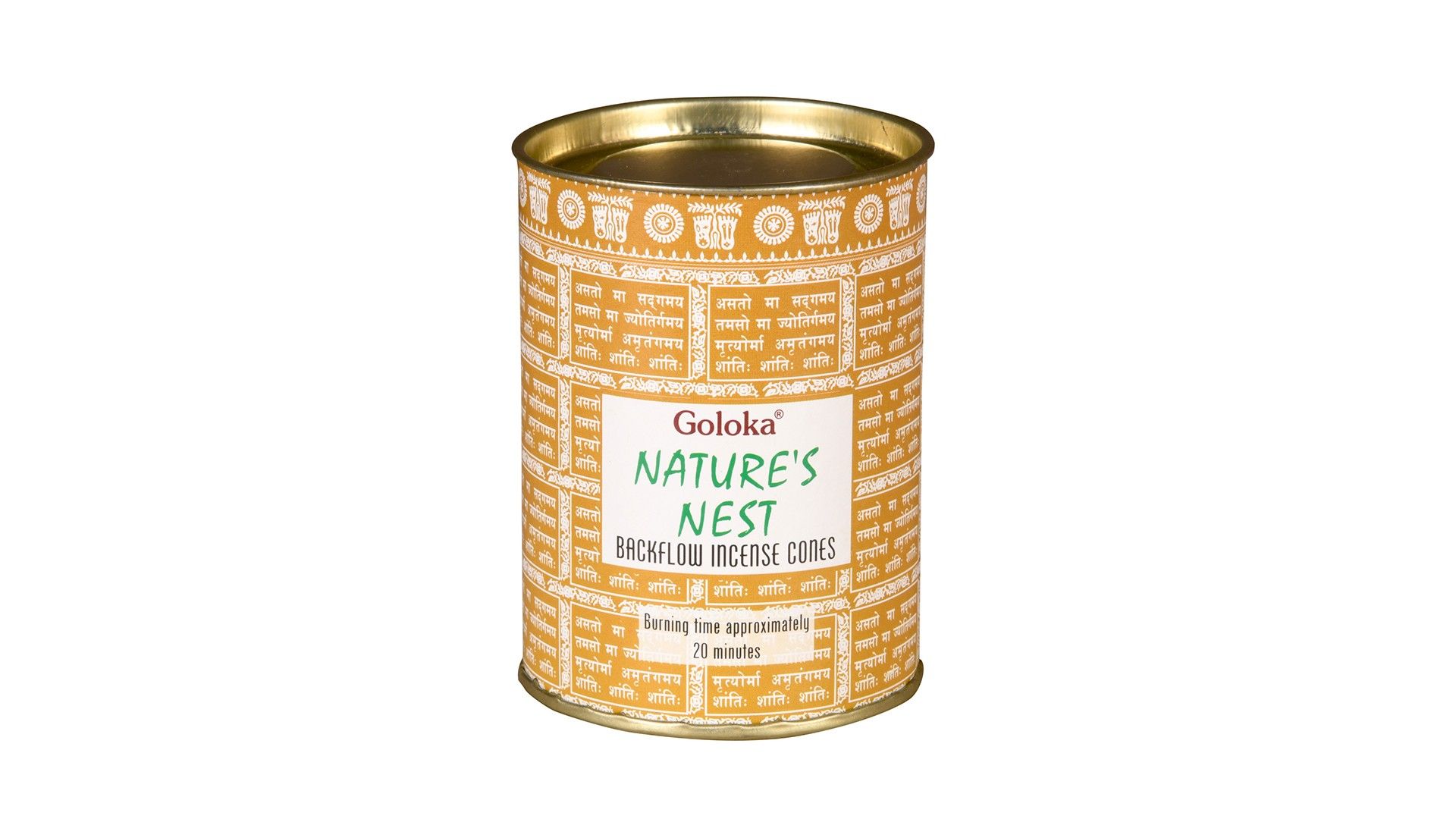 Nature's Nest 24 Backflow Incense Cones Goloka