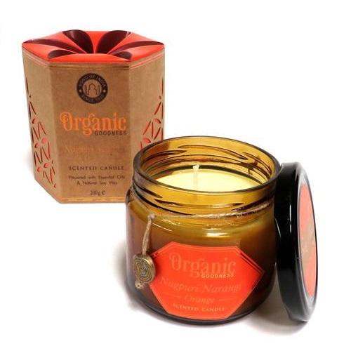 Organic Goodness Orange Soy Candle 200gms