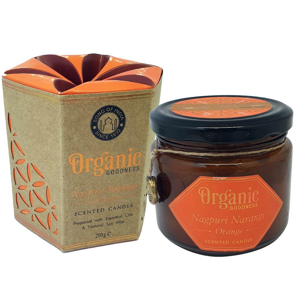 Organic Goodness Orange Soy Candle 200gms