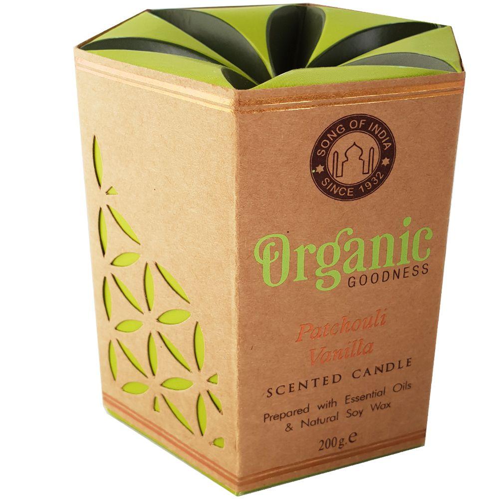 Organic Goodness Patchouli Vanilla Soy Candle 200gms