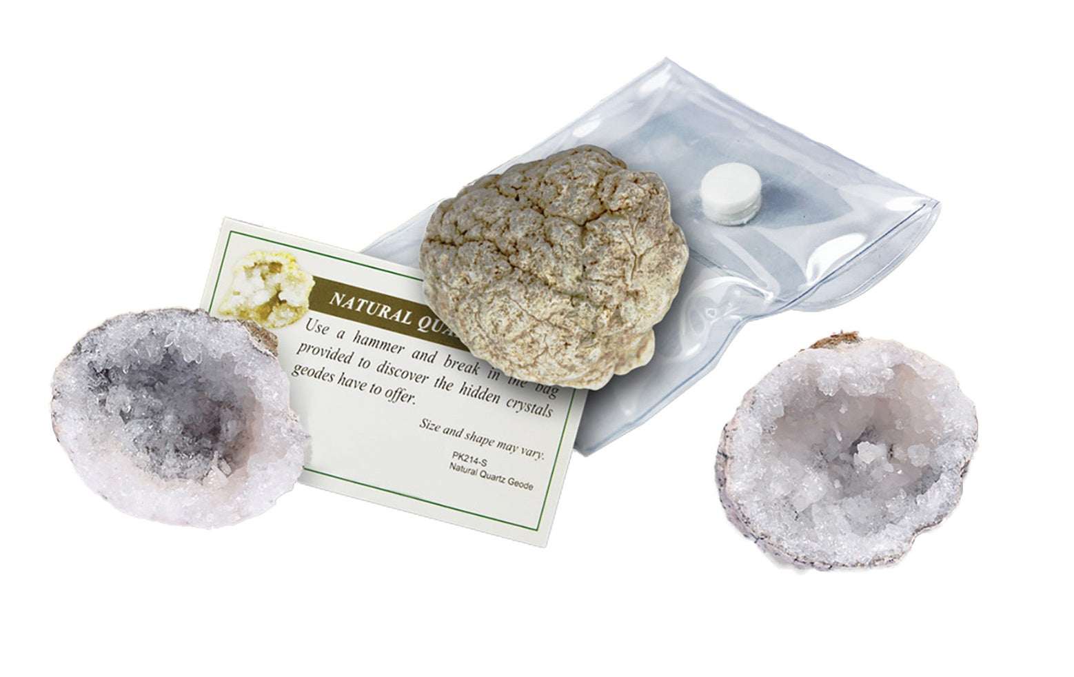 Break Your Own Geode Rock - Set of 3
