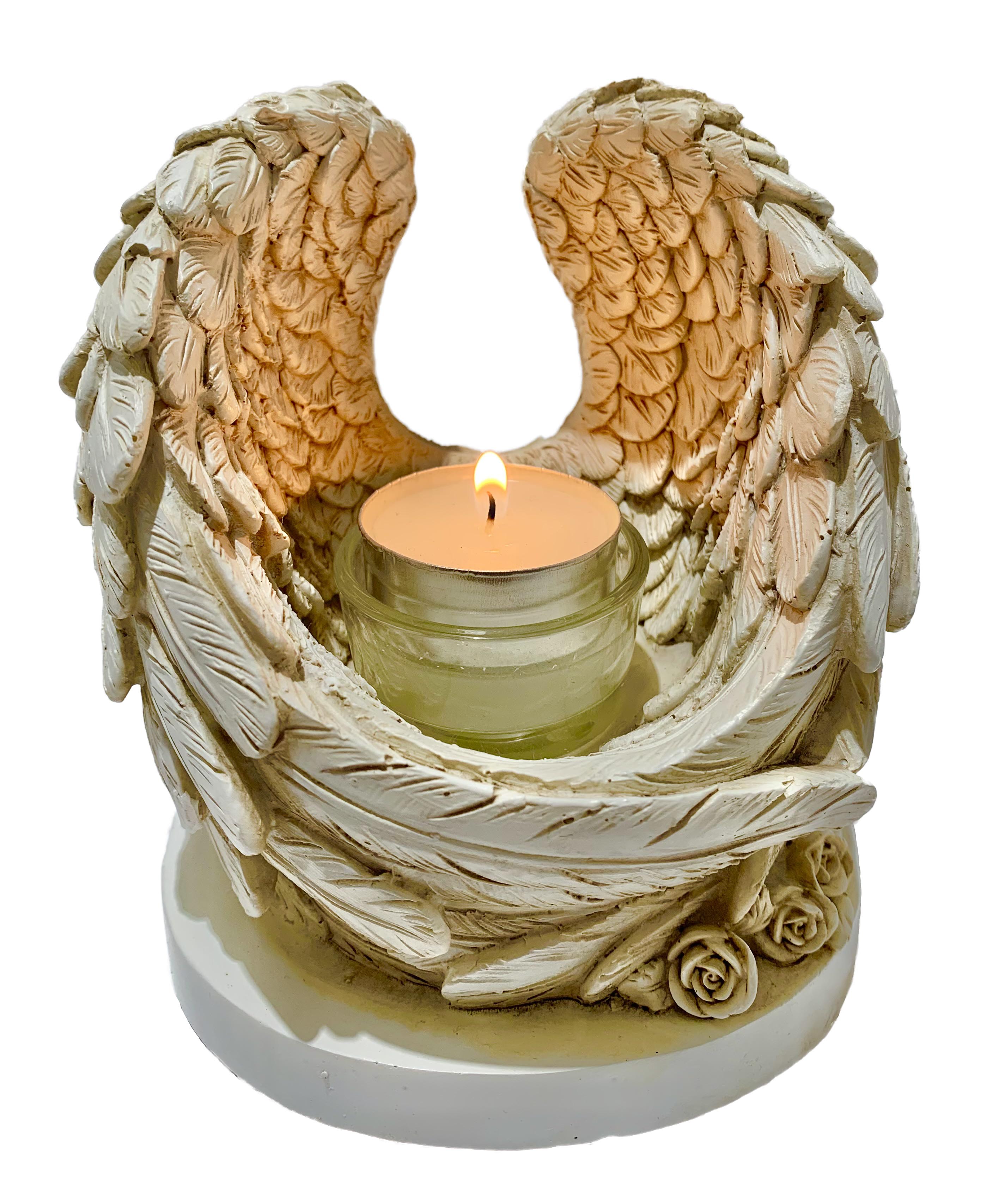 Angel wing tea light holder discount