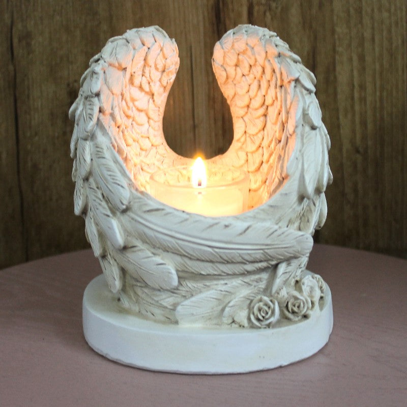 Angel Hug Candle Holder Tea Light