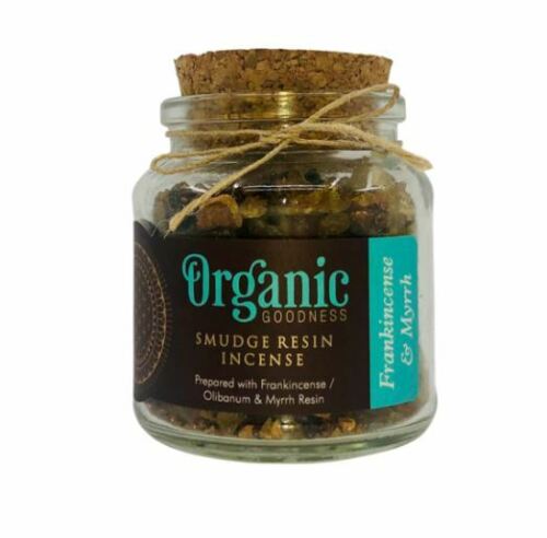 Organic Goodness Frankincense & Myrrh Smudge Resin 40gms