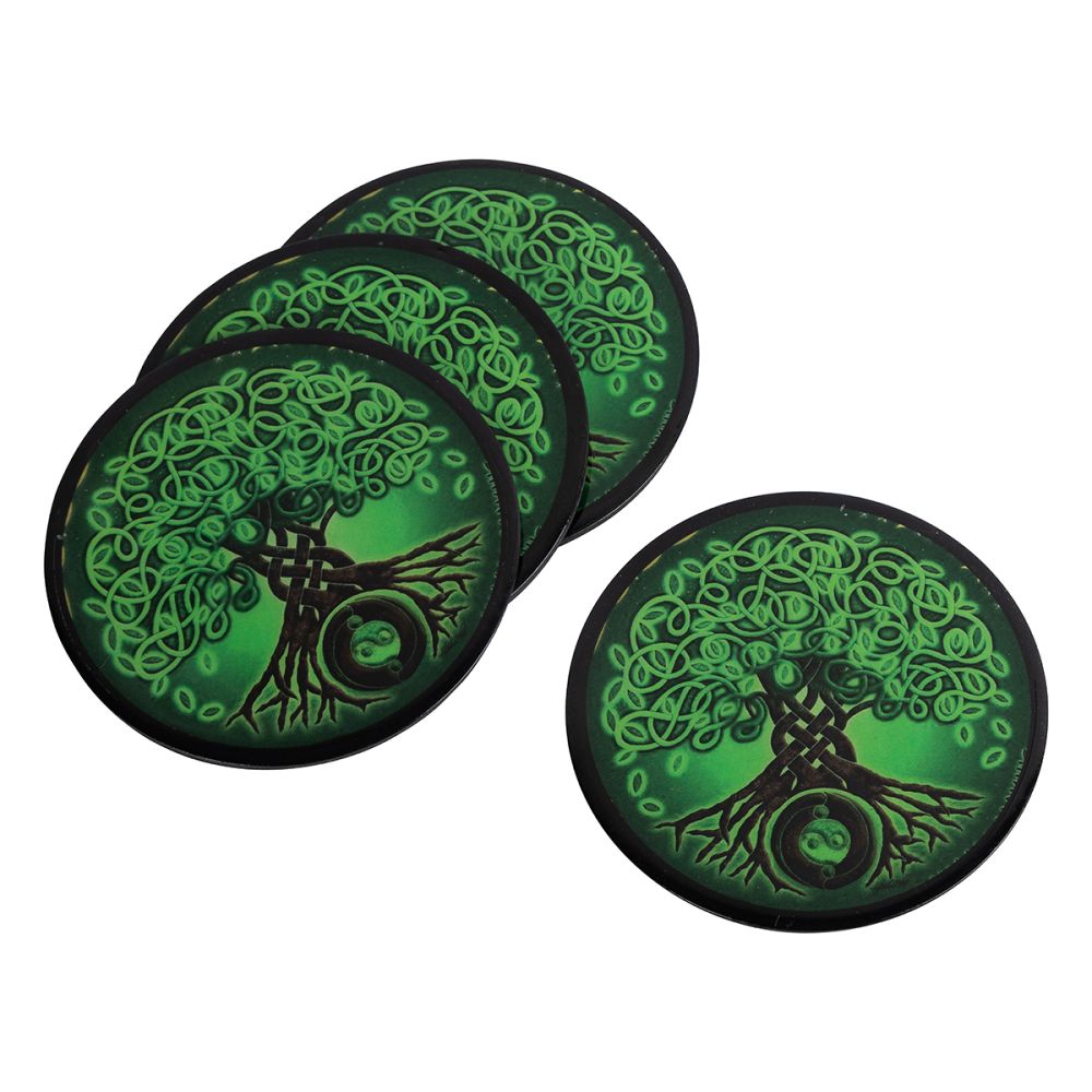 4x Tree of Life Coater Set Iron 9cm