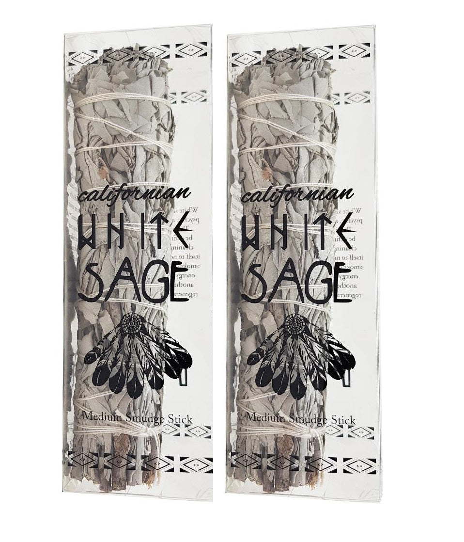 Smudge California White Sage - 12.5cm - 2 pack