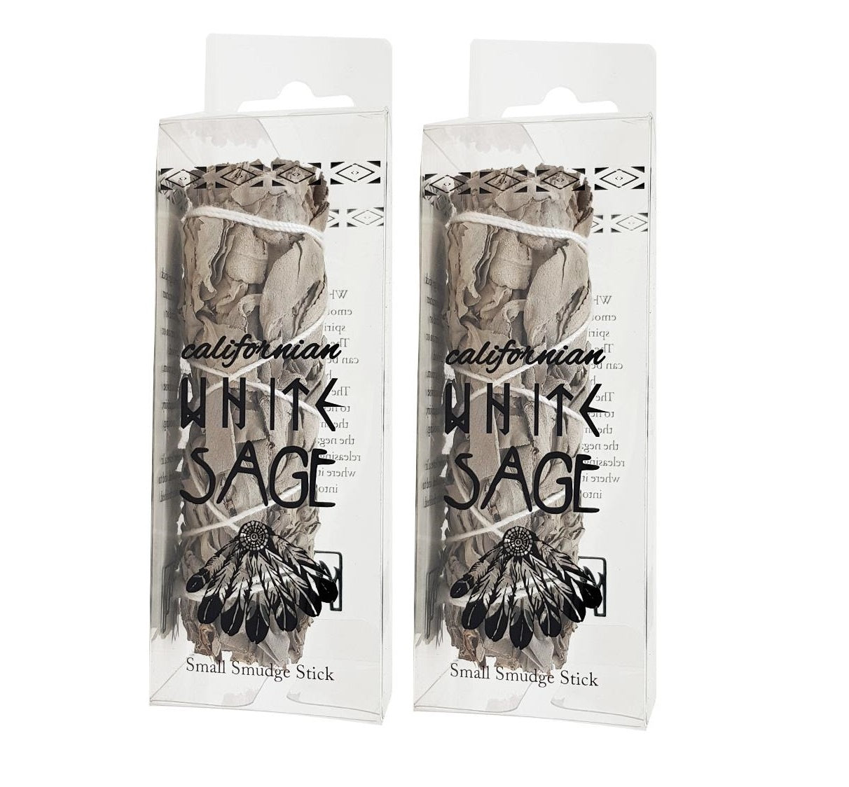 Smudge California White Sage - Mini 4" / 9cm - 2 pack